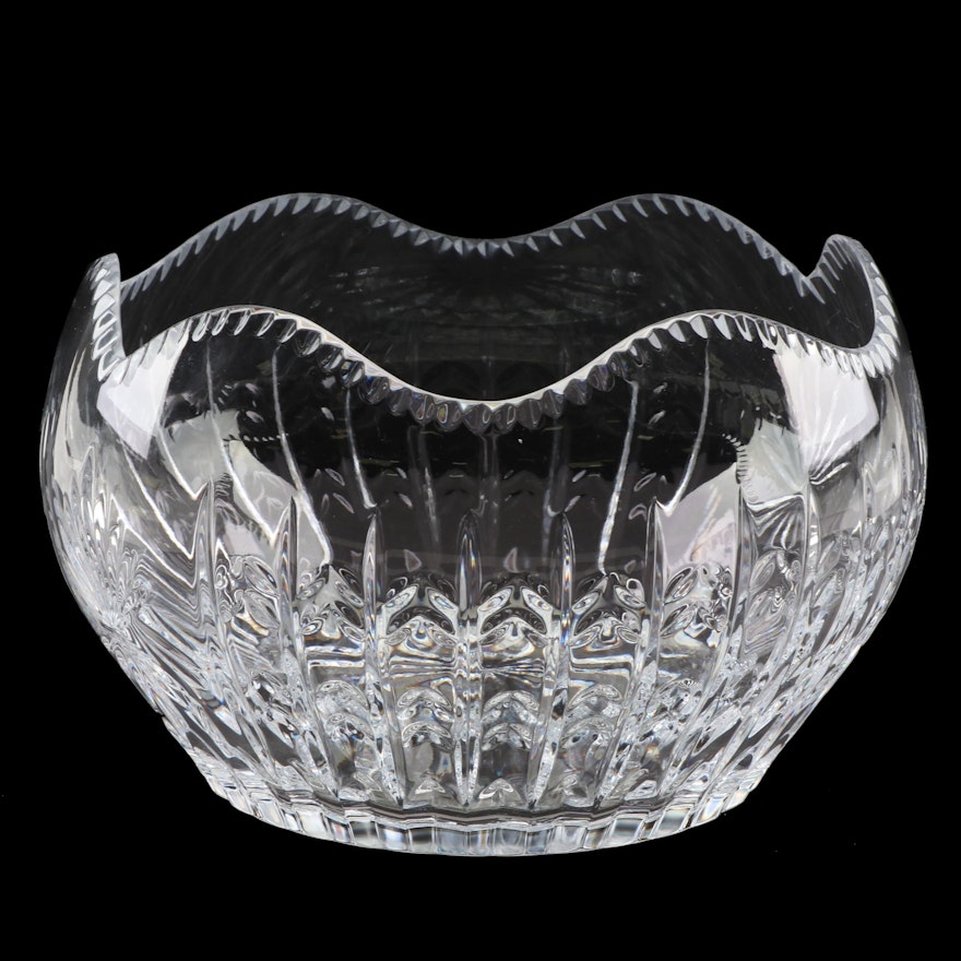 House of Igor Carl Faberge "Empress Crown" Crystal Bowl