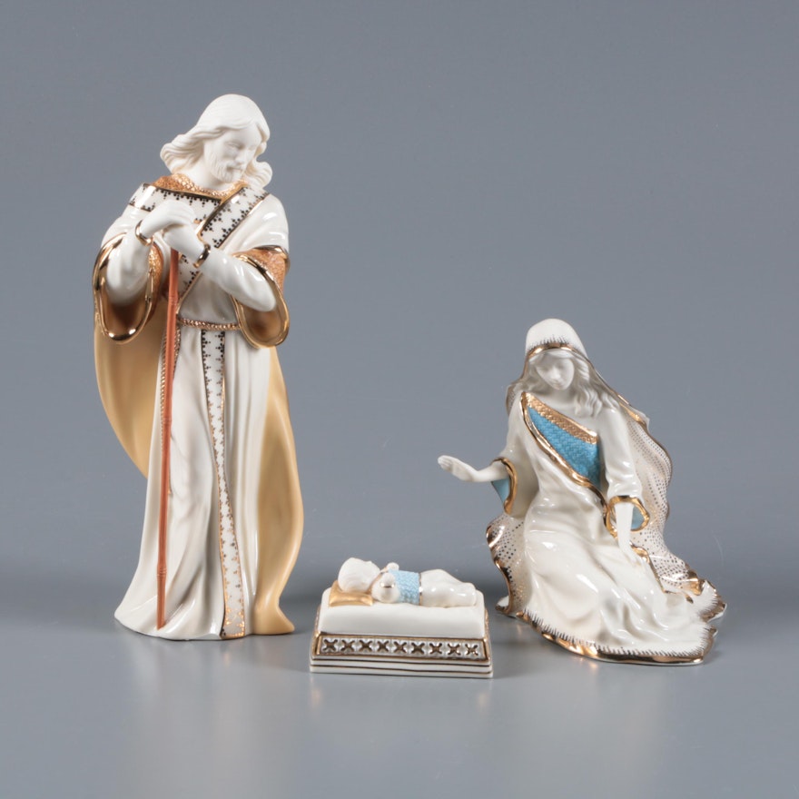 Lenox "First Blessing" Porcelain Crèche Figurines