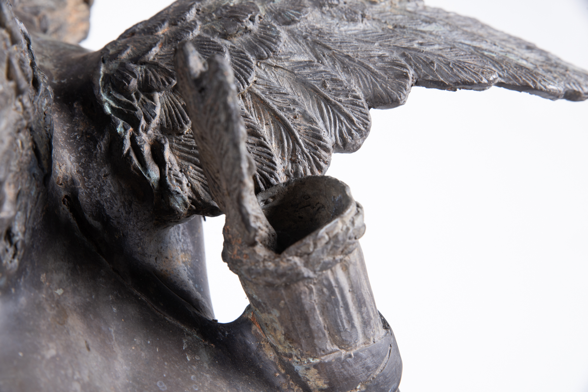 J. Daste Bronze Cherub Sculpture