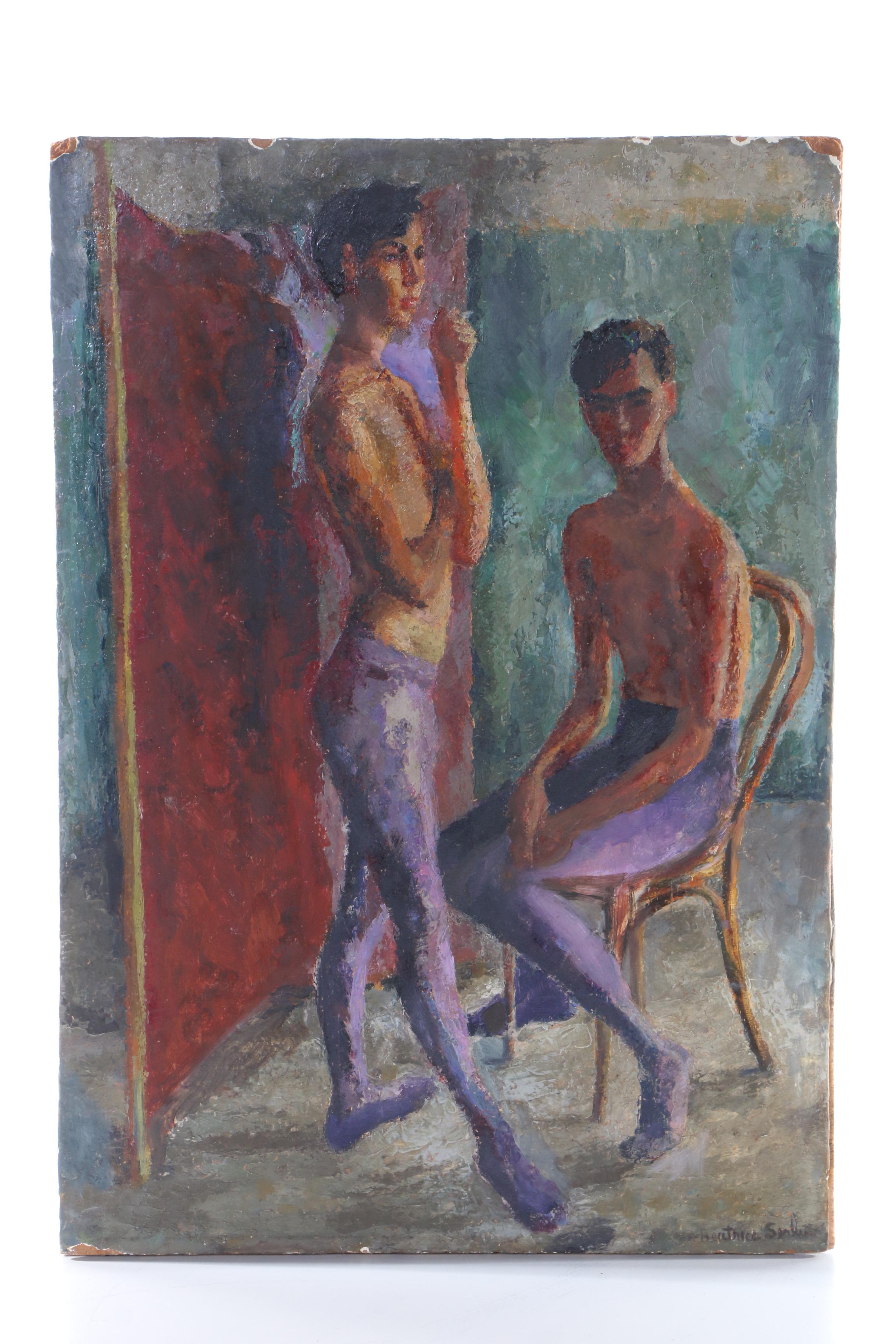 Late 20th Century Oil Painting