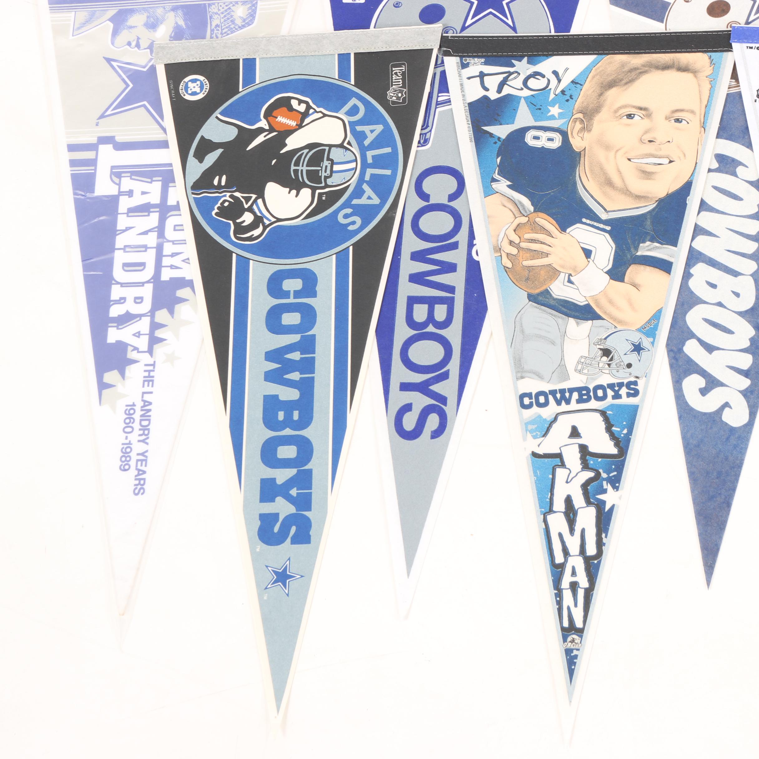Vintage Dallas Cowboys Pennants