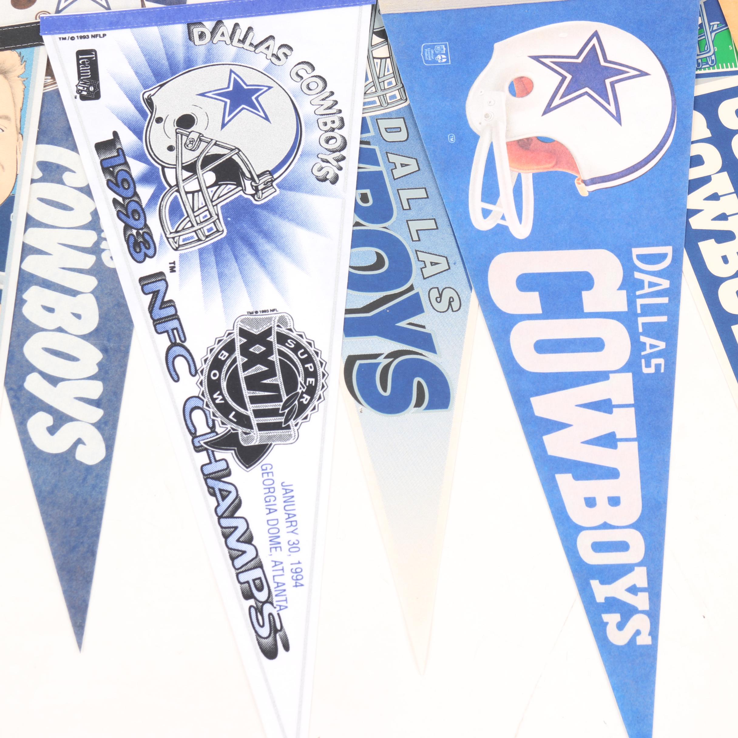 Vintage Dallas Cowboys Pennants