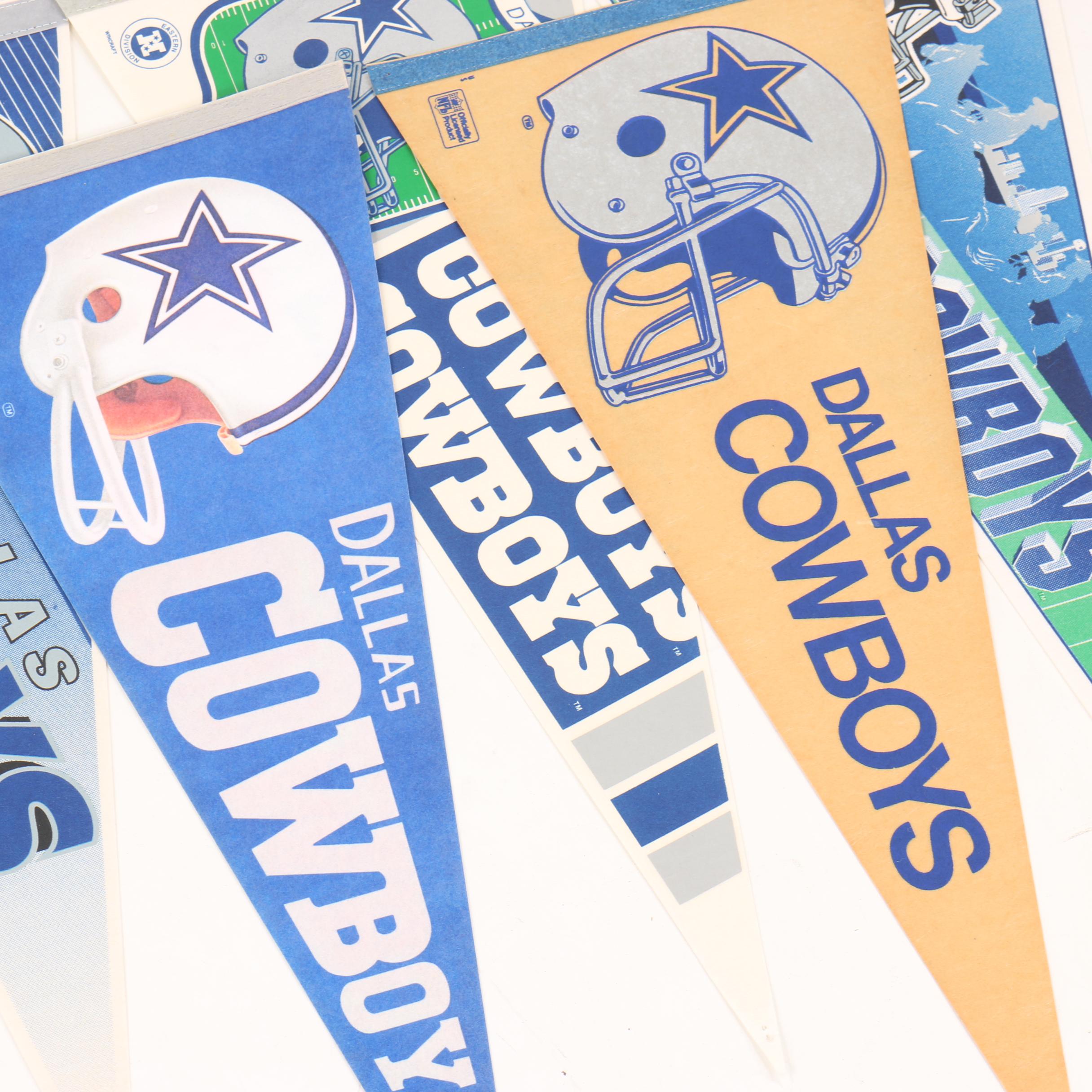 Vintage Dallas Cowboys Pennants