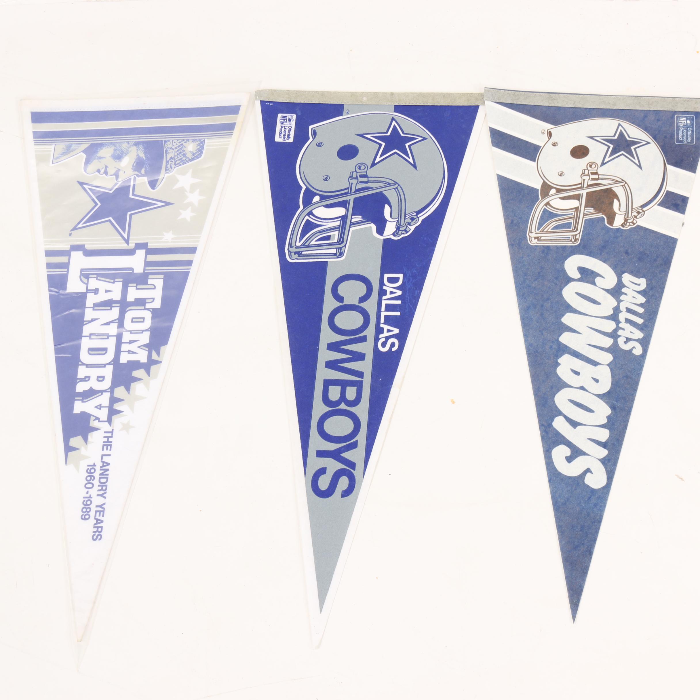 Vintage Dallas Cowboys Pennants