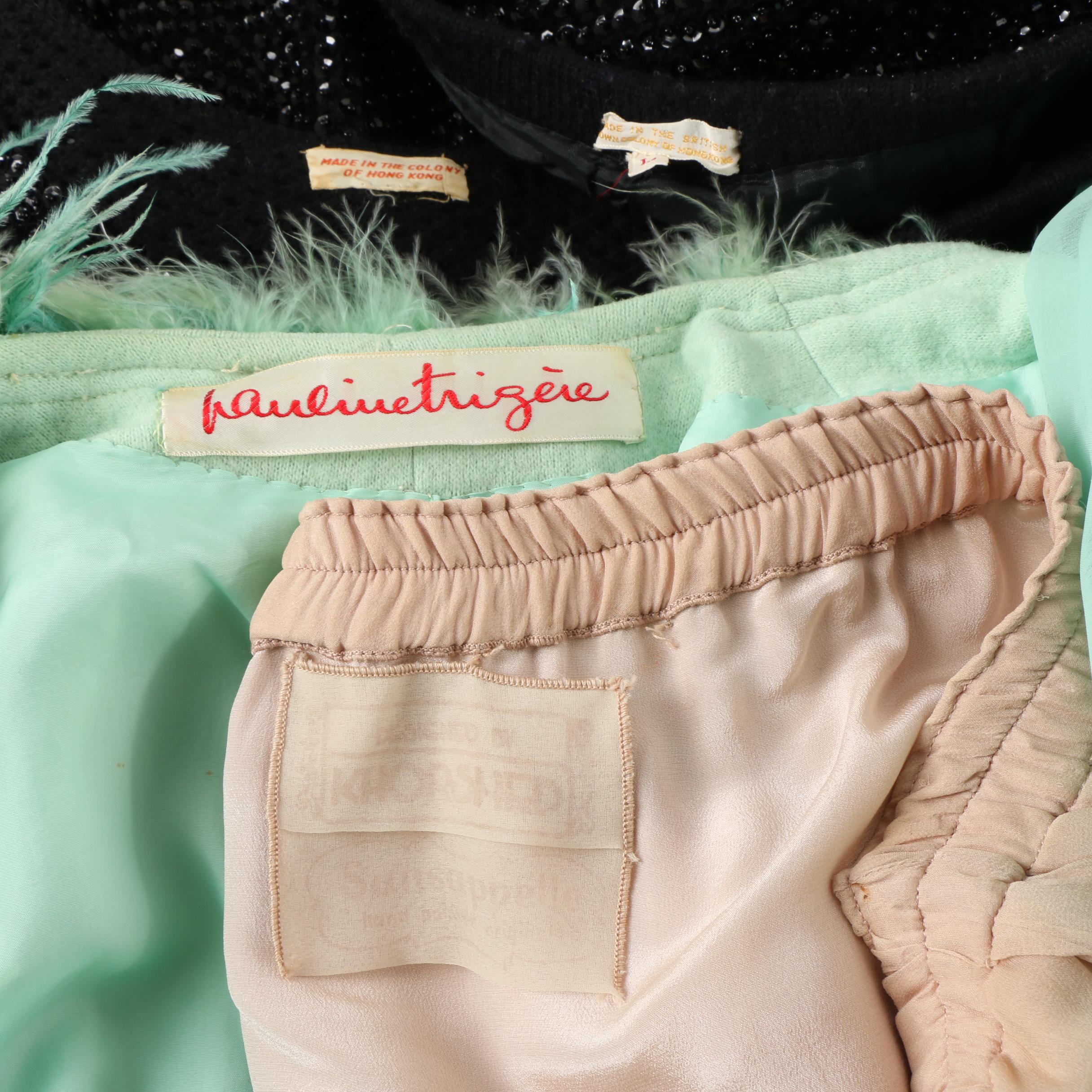 1970s Vintage Formal Wear Including Pauline Trigère and Khorshed for Sansappelle