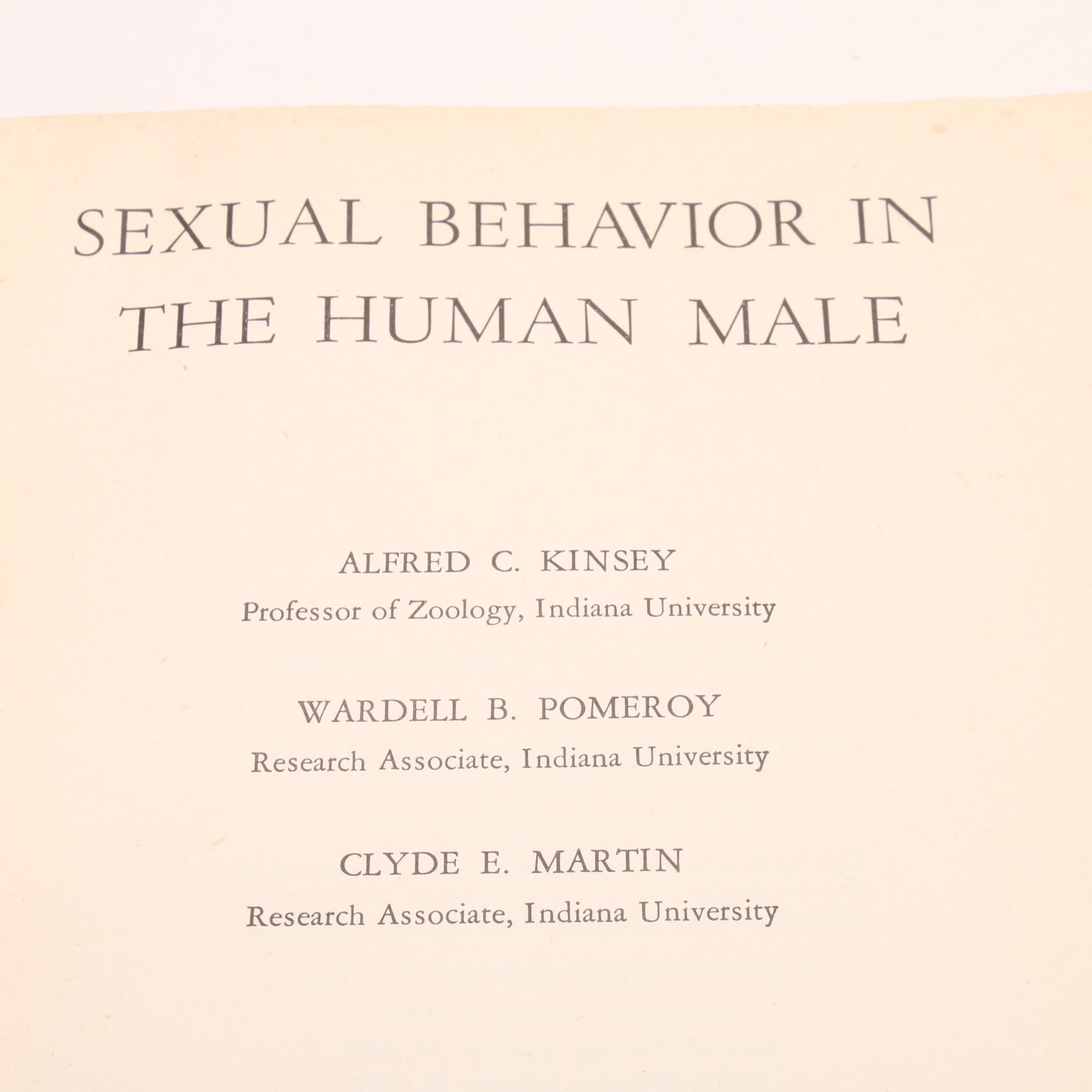 "Kinsey Reports" with Signed First Edition "Sexual Behavior in the Human Female"