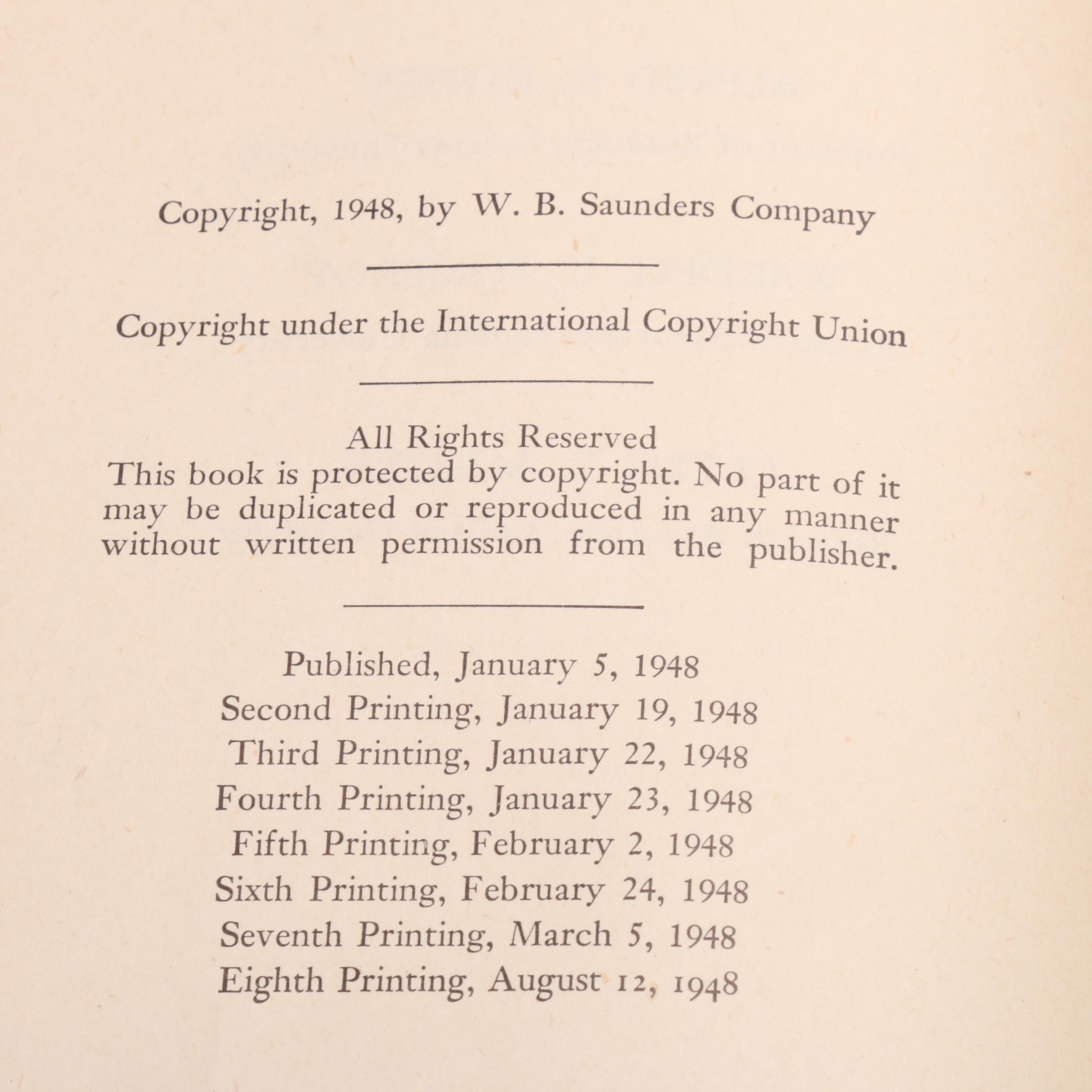 "Kinsey Reports" with Signed First Edition "Sexual Behavior in the Human Female"