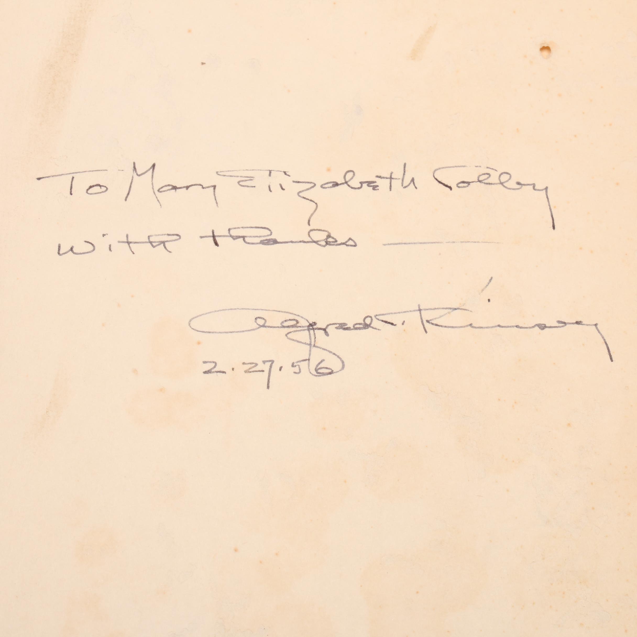 "Kinsey Reports" with Signed First Edition "Sexual Behavior in the Human Female"