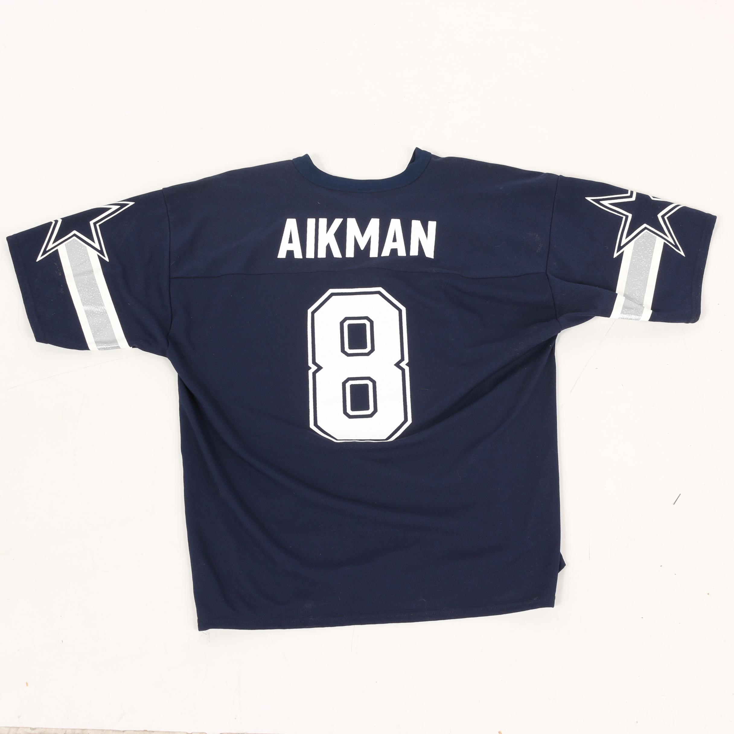 Troy Aikman, Tony Romo, Ricky Williams and Miles Austin Dallas Cowboy Jerseys