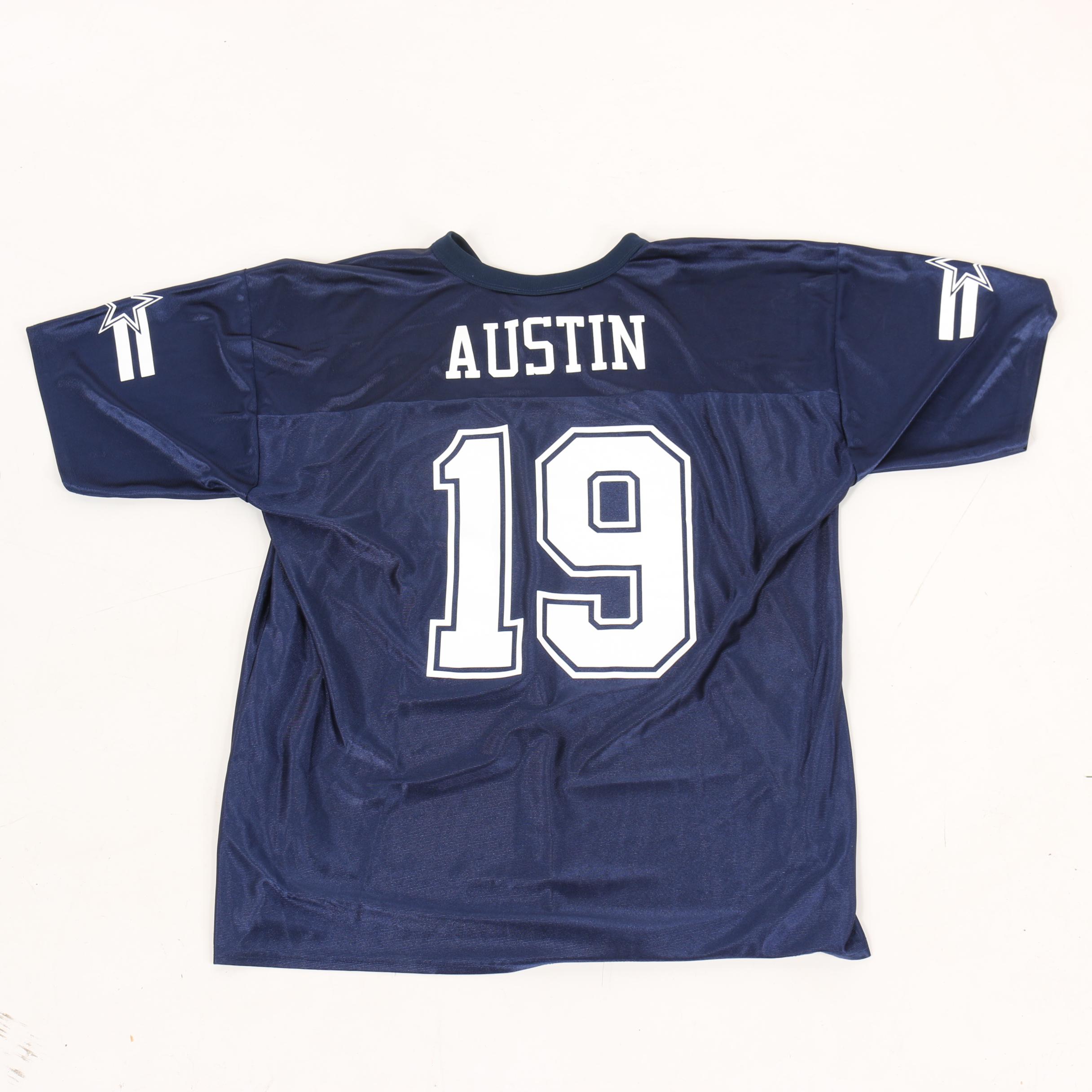 Troy Aikman, Tony Romo, Ricky Williams and Miles Austin Dallas Cowboy Jerseys