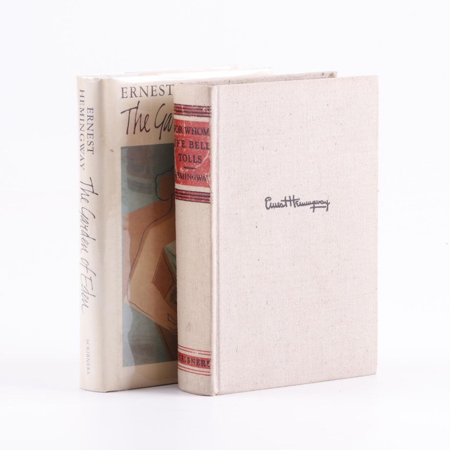 Ernest Hemingway Books including First Edition "The Garden of Eden"