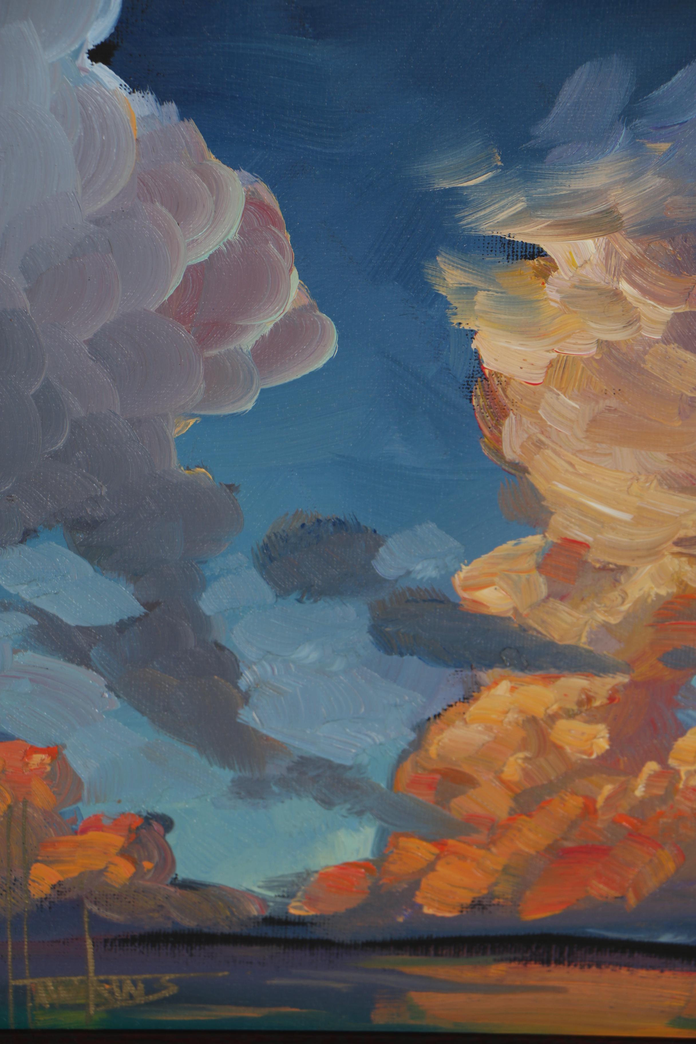 William Hawkins Landscape Oil Painting