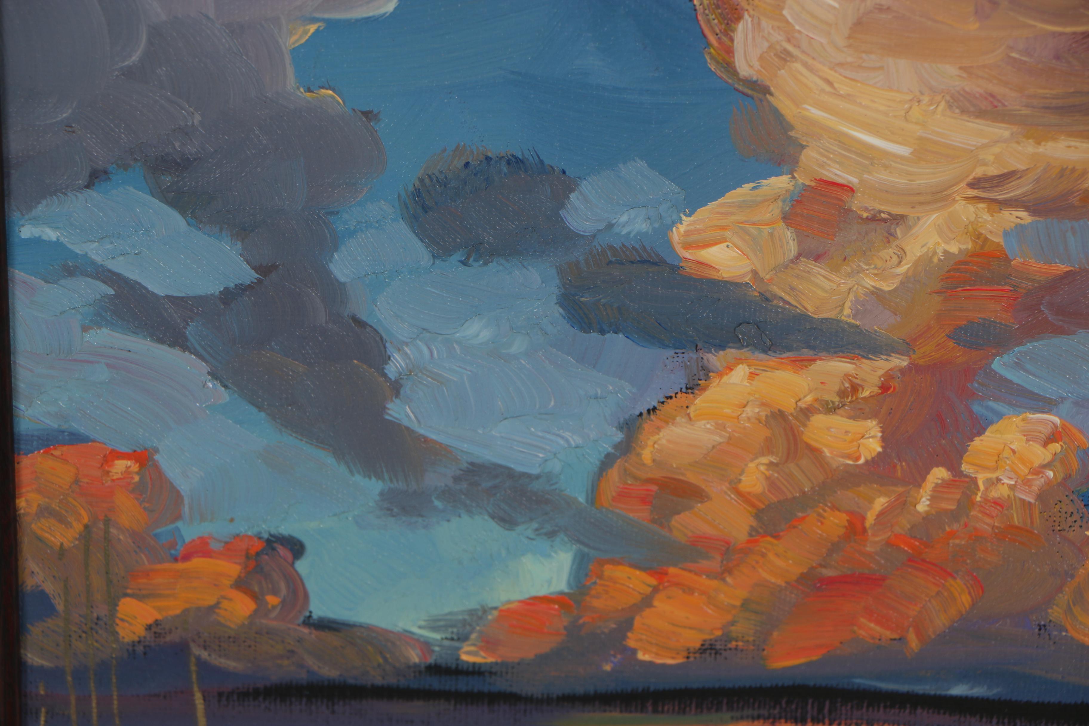 William Hawkins Landscape Oil Painting