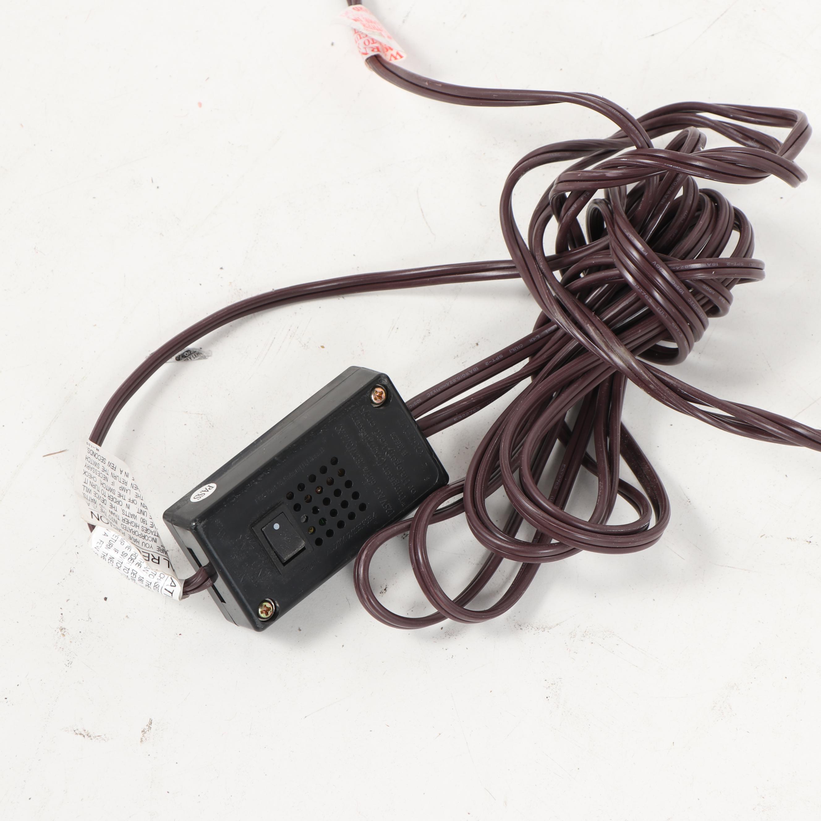 Modern Stainless Steel Three-Light Torchiere Floor Lamp with Adjustable Arms