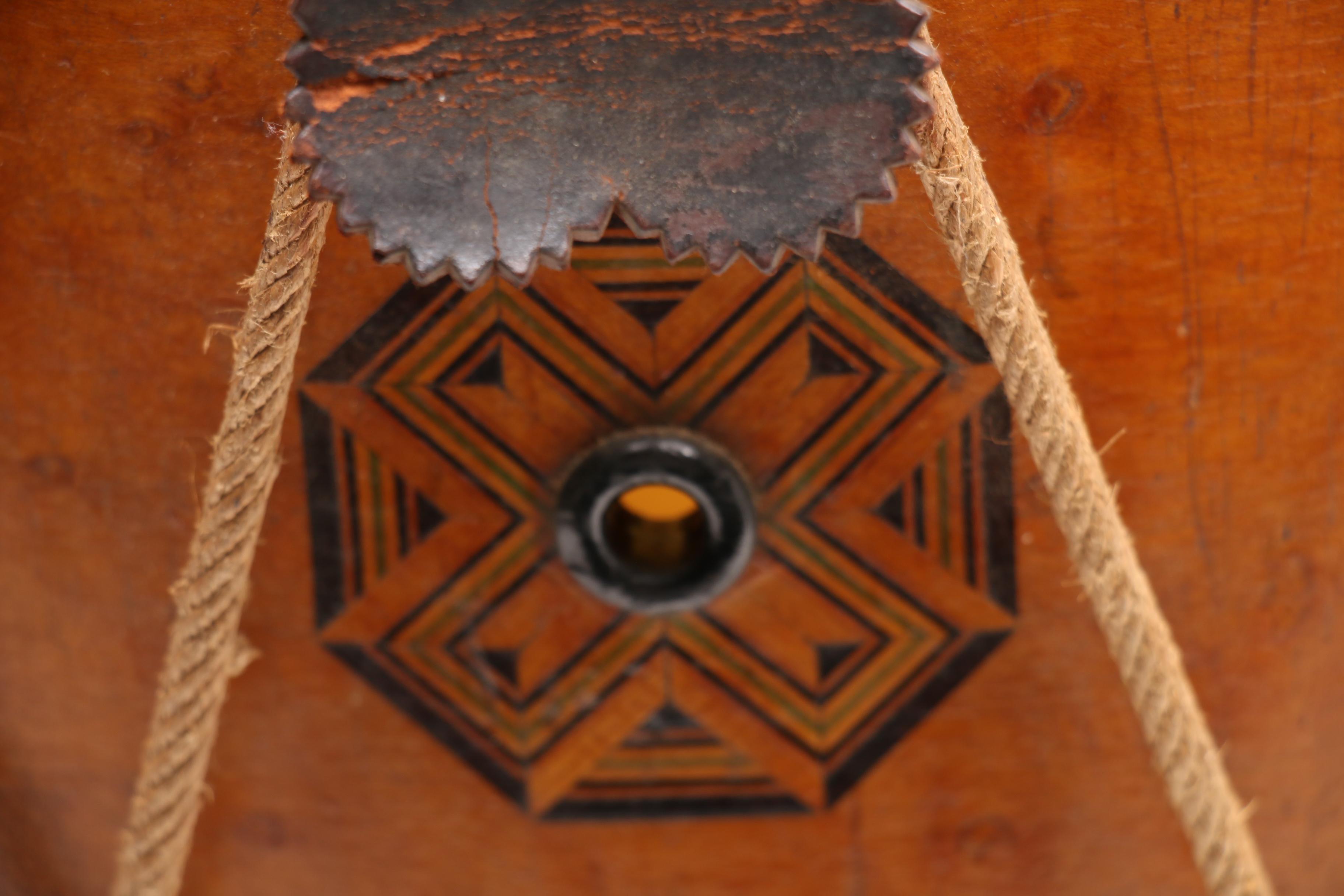 Antique Moeller Rope Tension Marching Band Drum