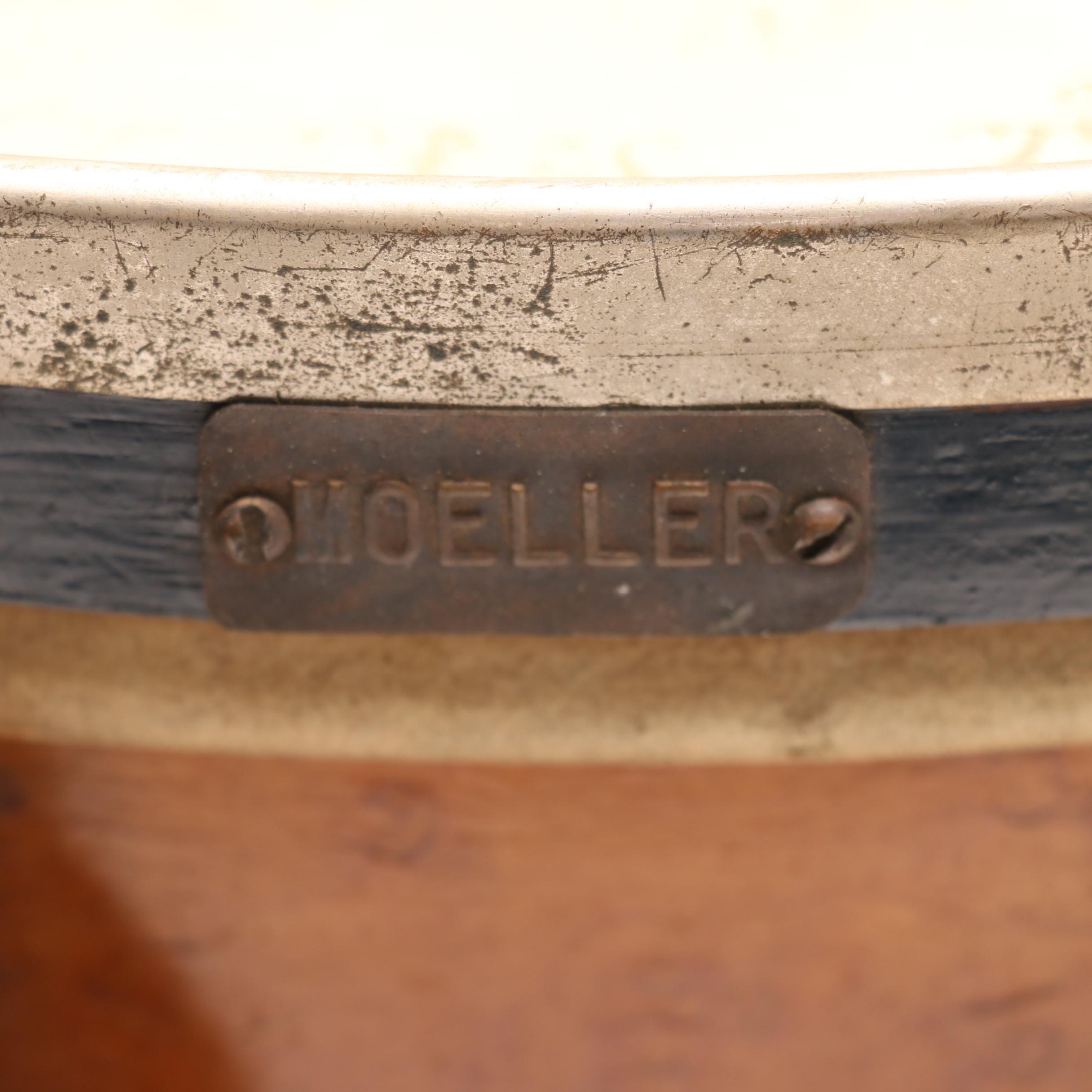Antique Moeller Rope Tension Marching Band Drum