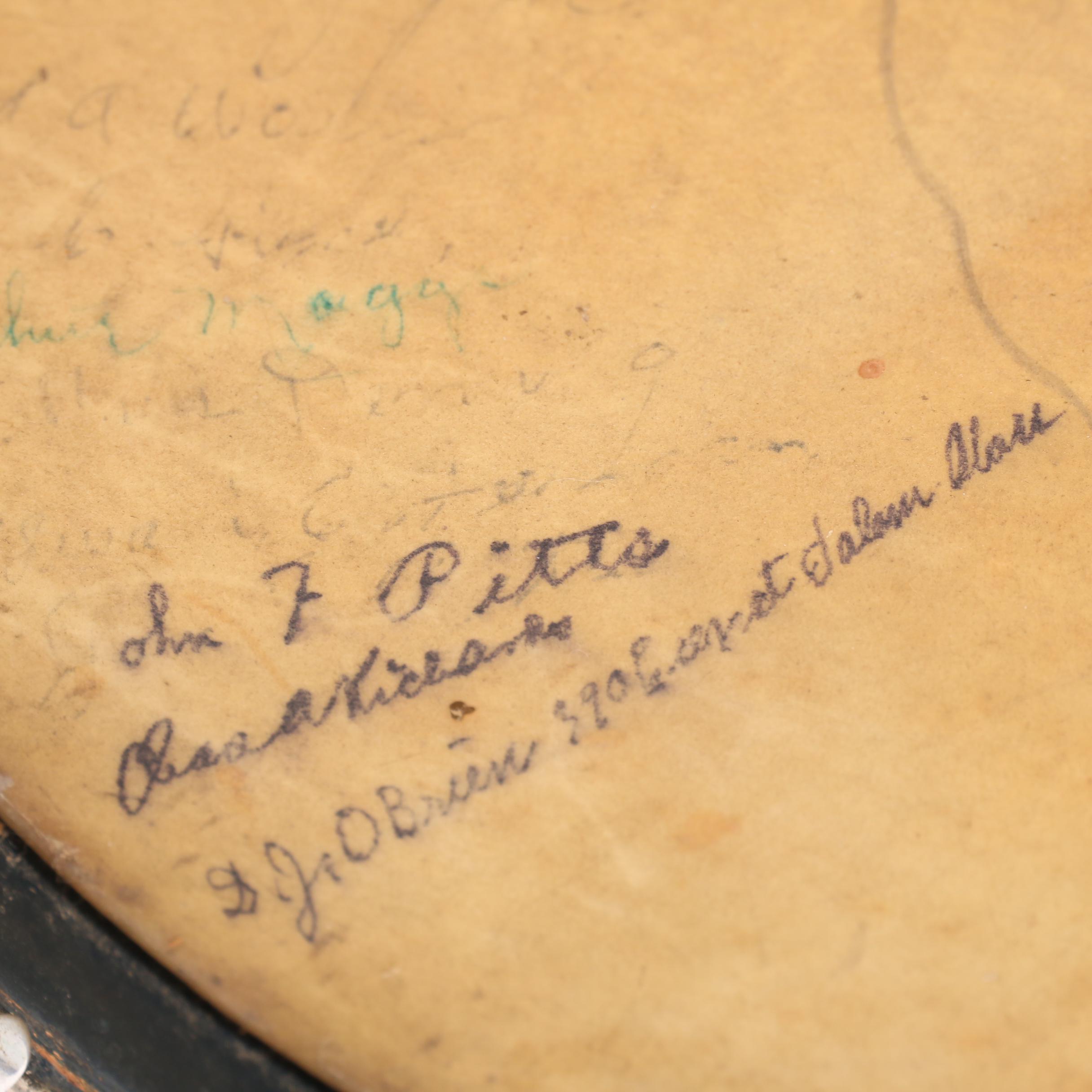 Antique Moeller Rope Tension Marching Band Drum