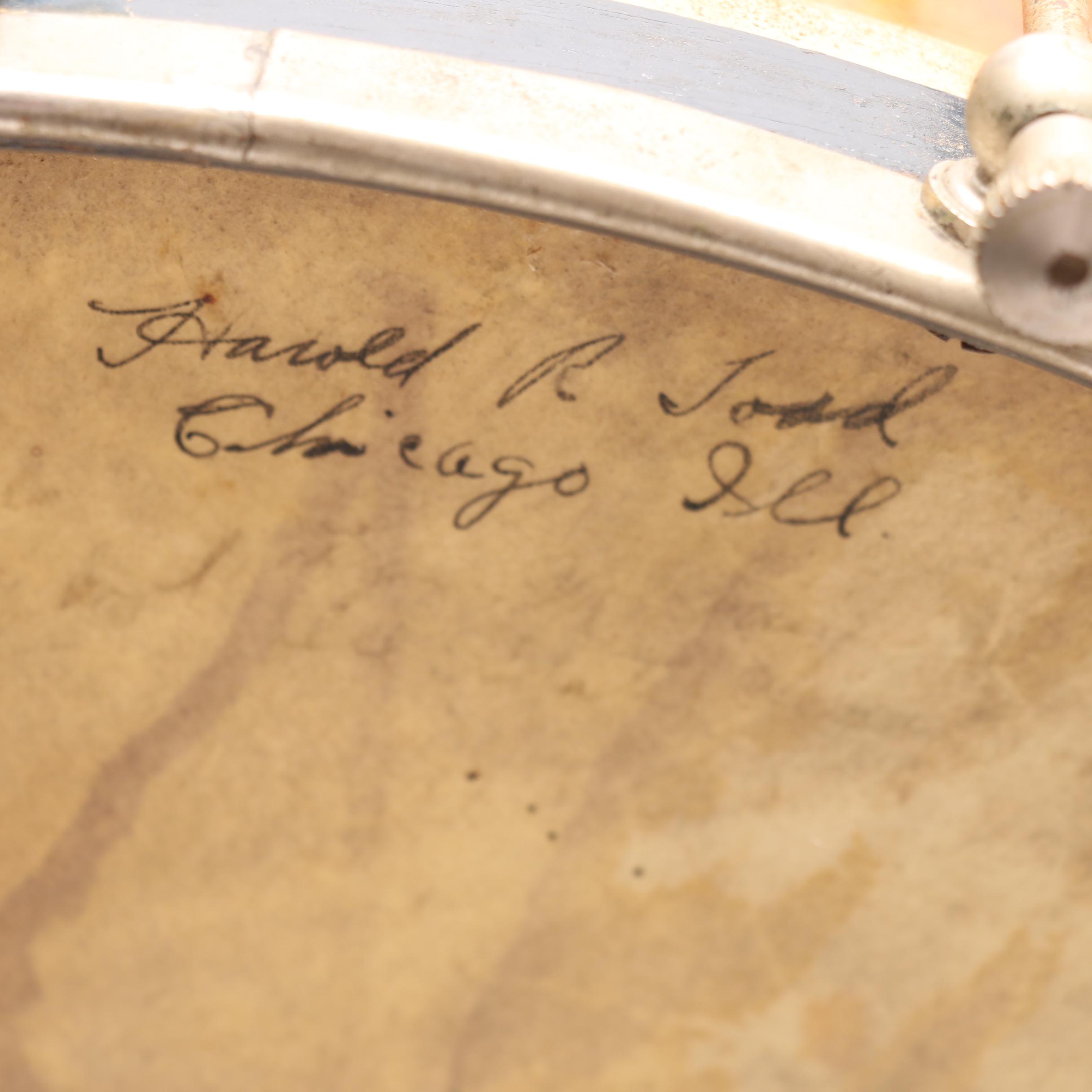 Antique Moeller Rope Tension Marching Band Drum