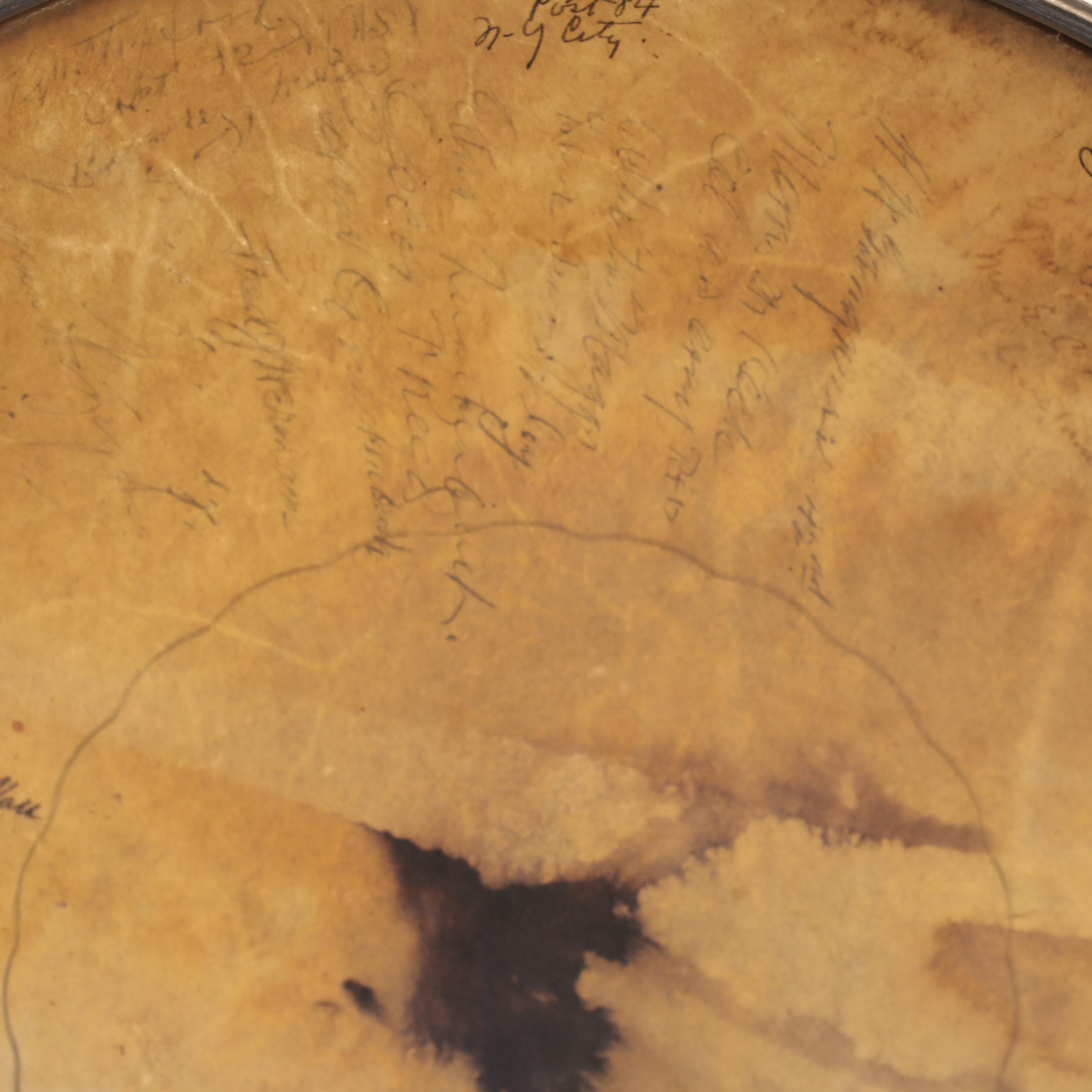 Antique Moeller Rope Tension Marching Band Drum