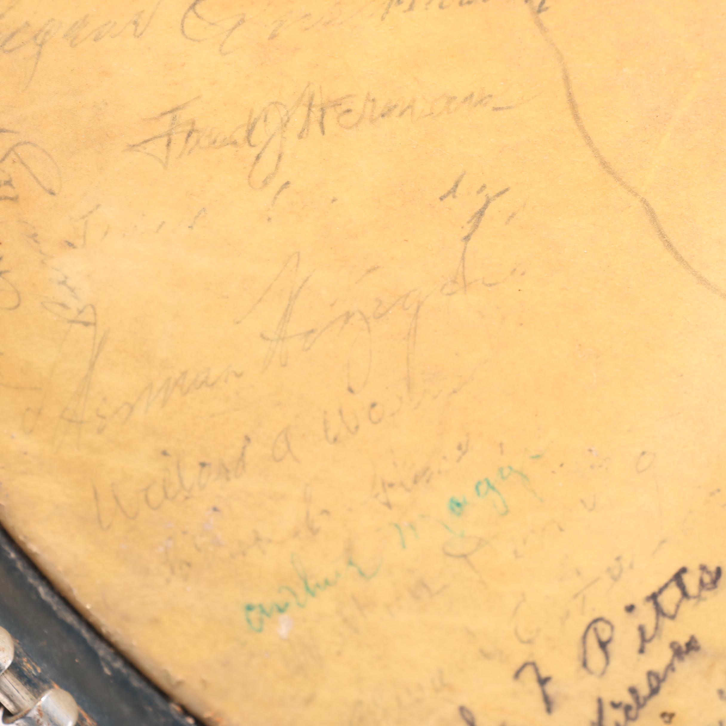 Antique Moeller Rope Tension Marching Band Drum