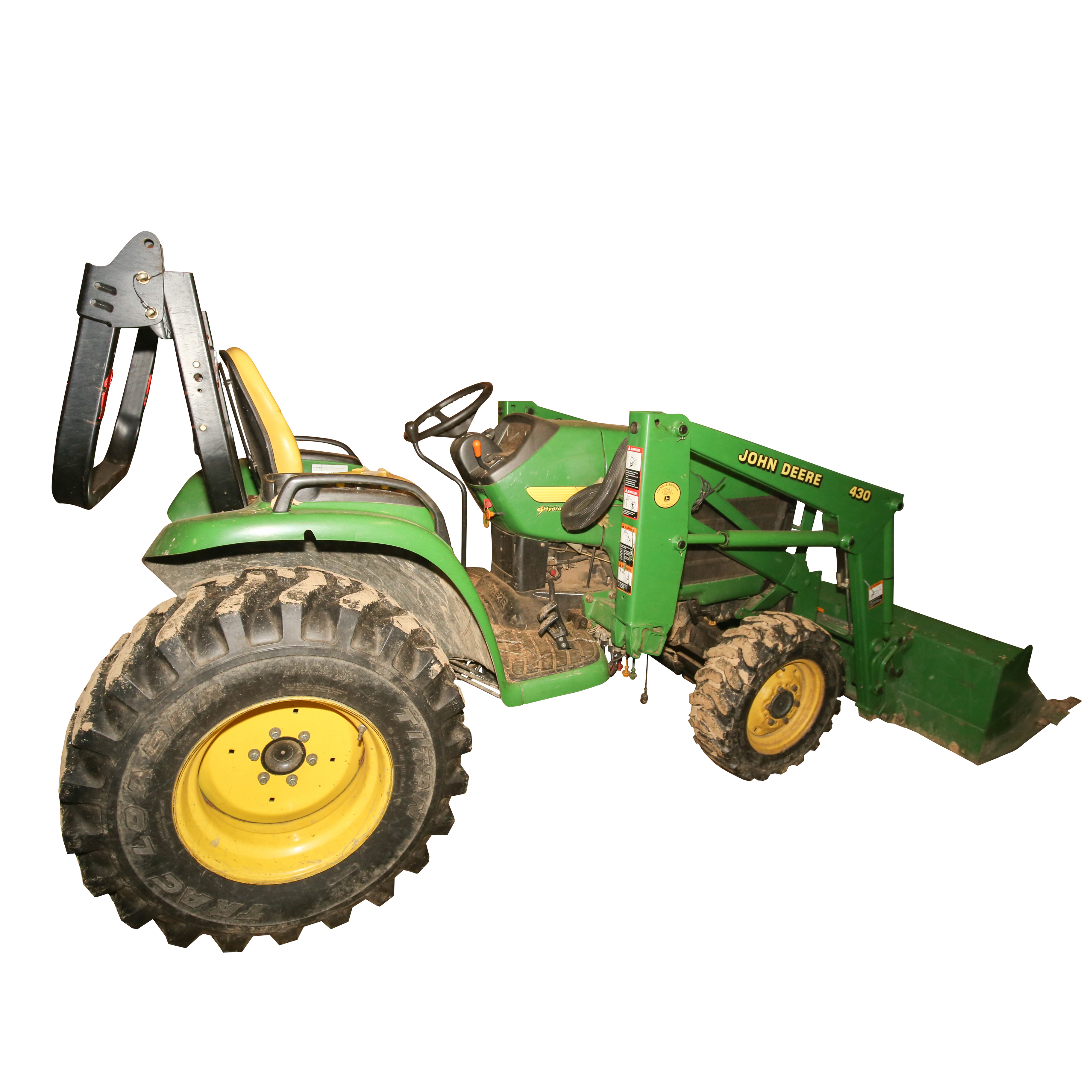 John Deere 4310 eHydro Tractor with 430 Loader Attachment