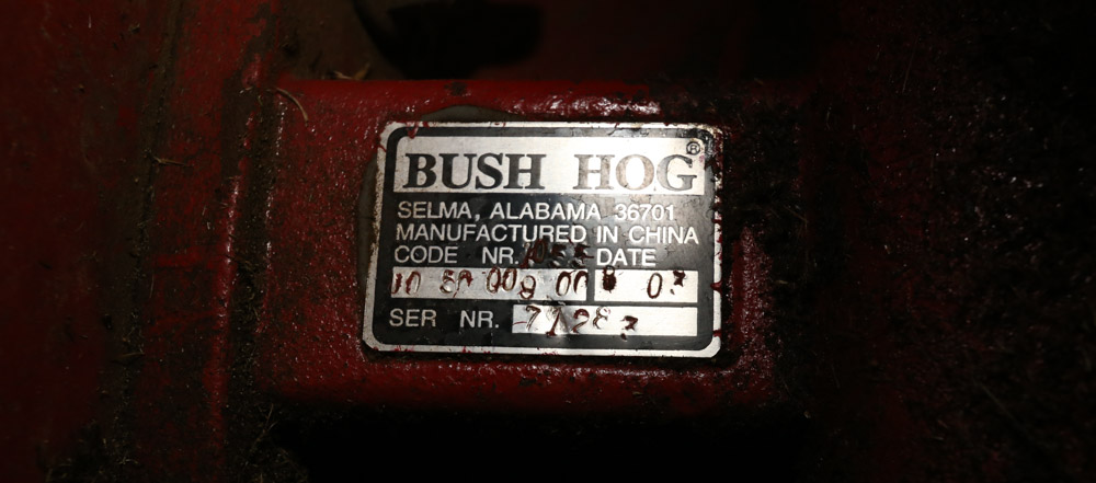 Bush Hog Rotary Mower Attachment