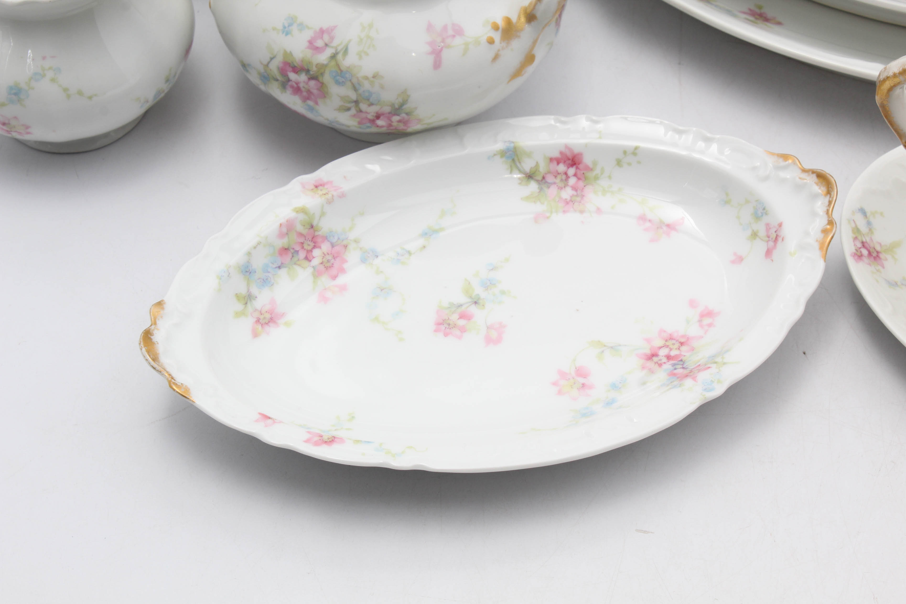 Theodore Haviland Limoges Dinnerware Set for Twelve