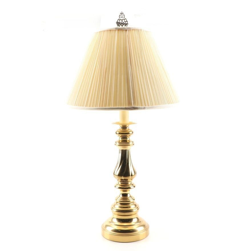 Brass Candlestick Table Lamp