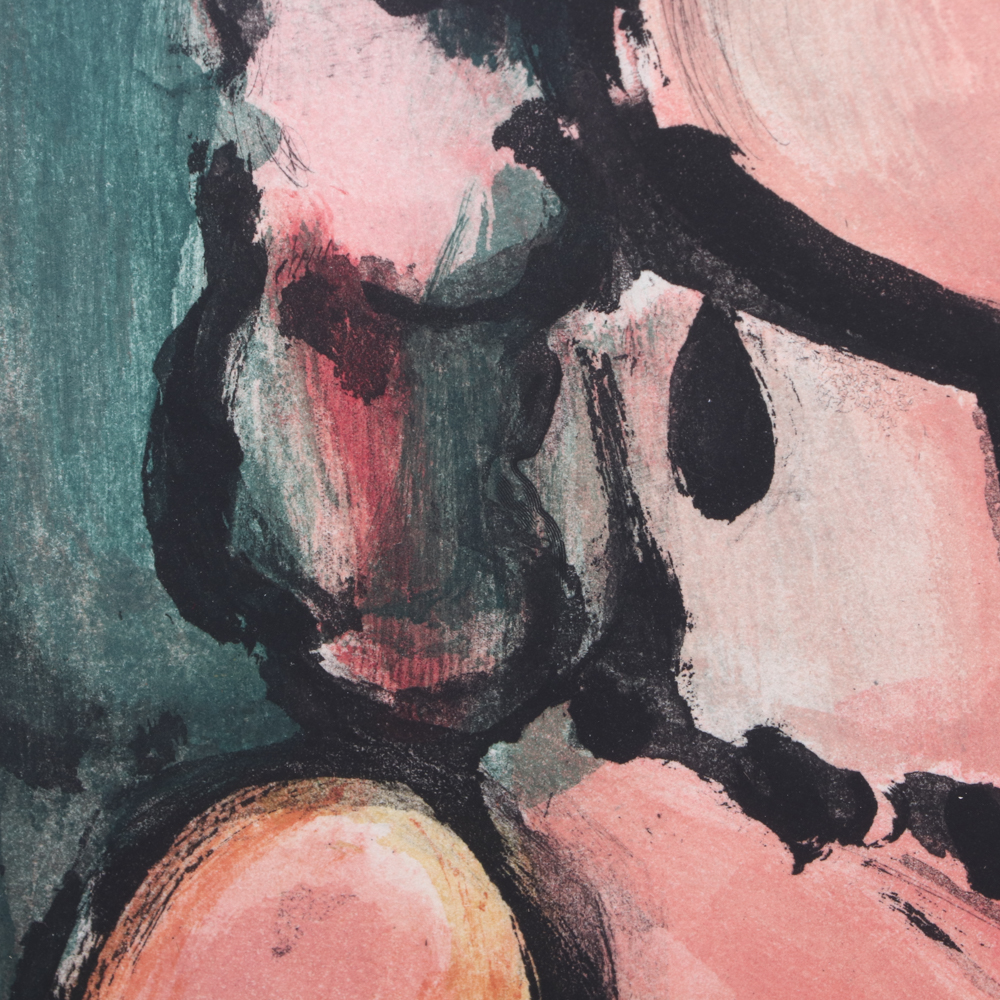 Georges Rouault Color Aquatint "Les Fleurs de Mal: Femme fière"
