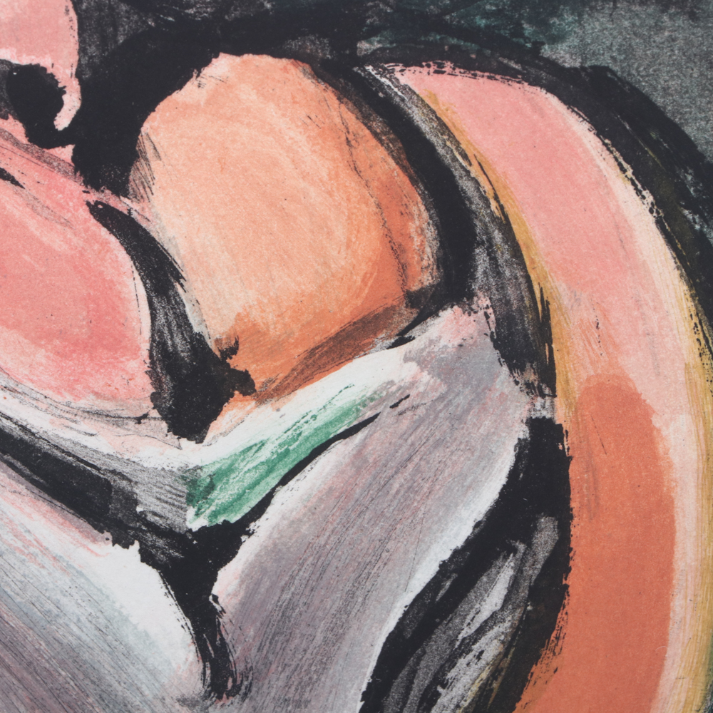 Georges Rouault Color Aquatint "Les Fleurs de Mal: Femme fière"