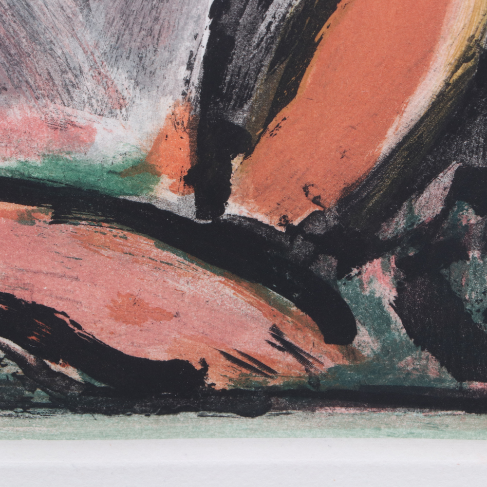 Georges Rouault Color Aquatint "Les Fleurs de Mal: Femme fière"