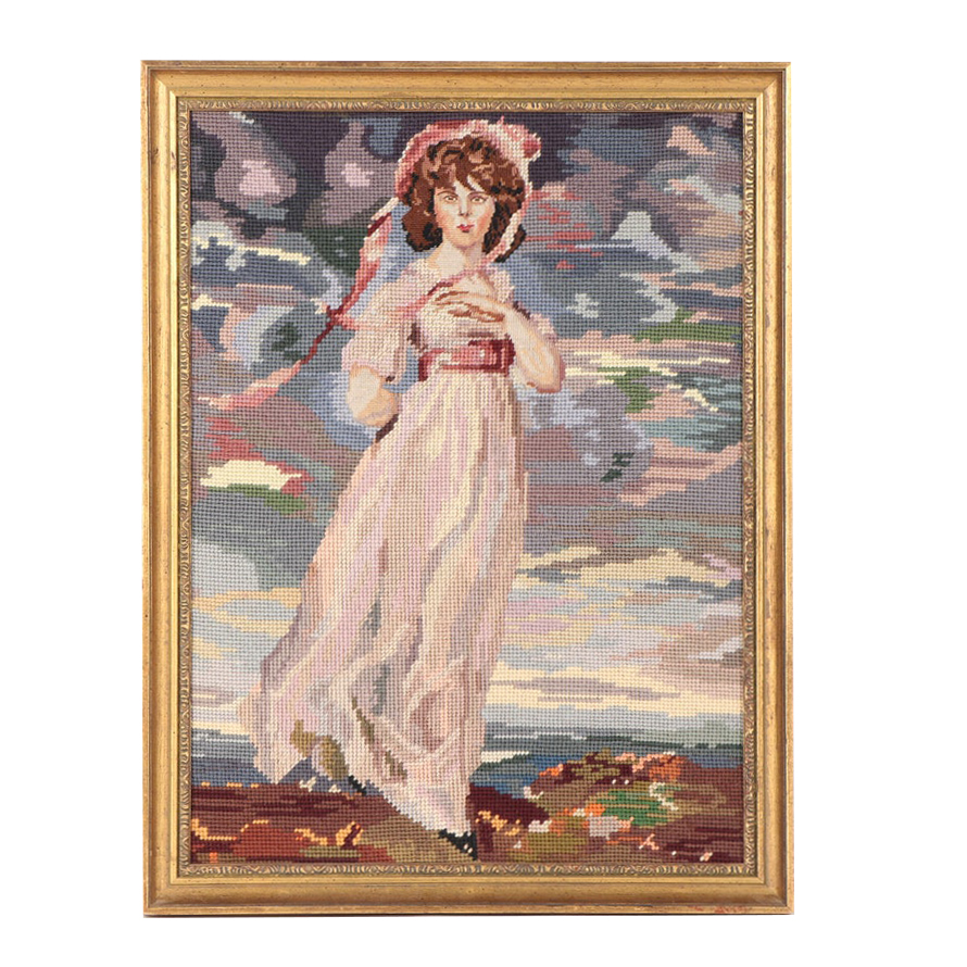 Needlepoint After Thomas Lawrence "Pinkie"