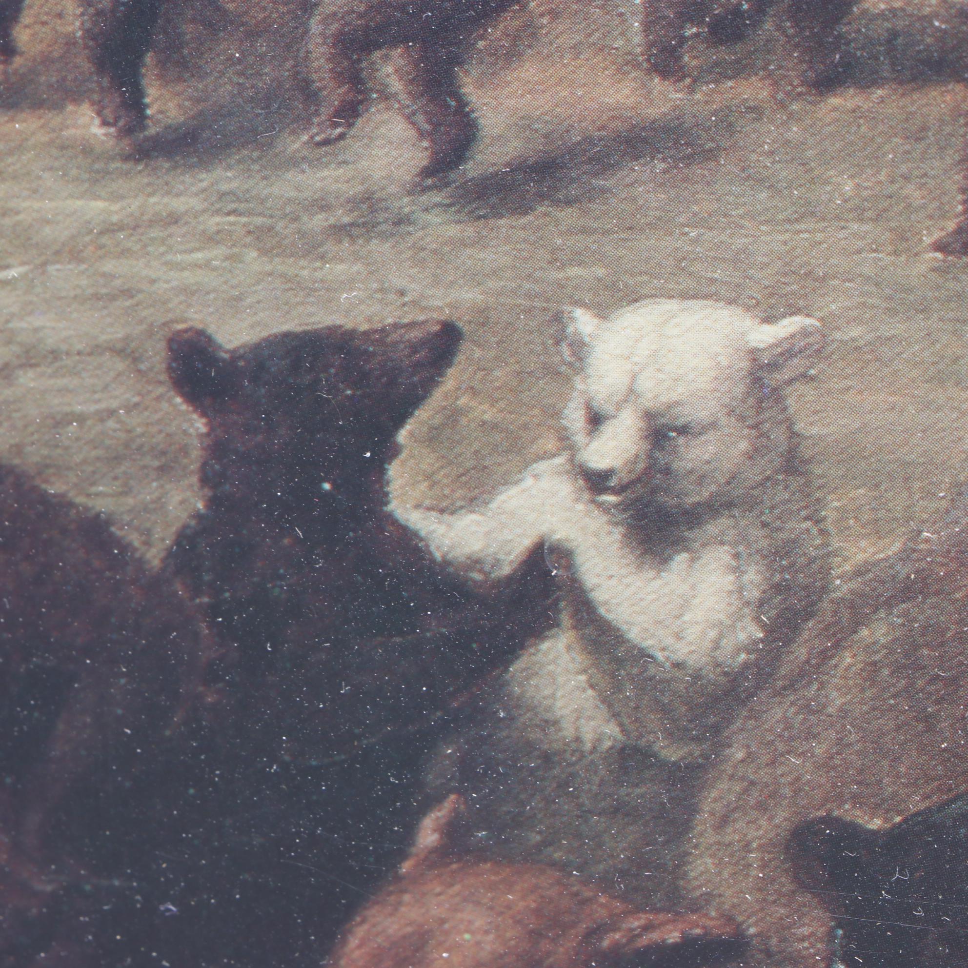 Offset Lithograph after William Holbrook Beard "Bear Dance"