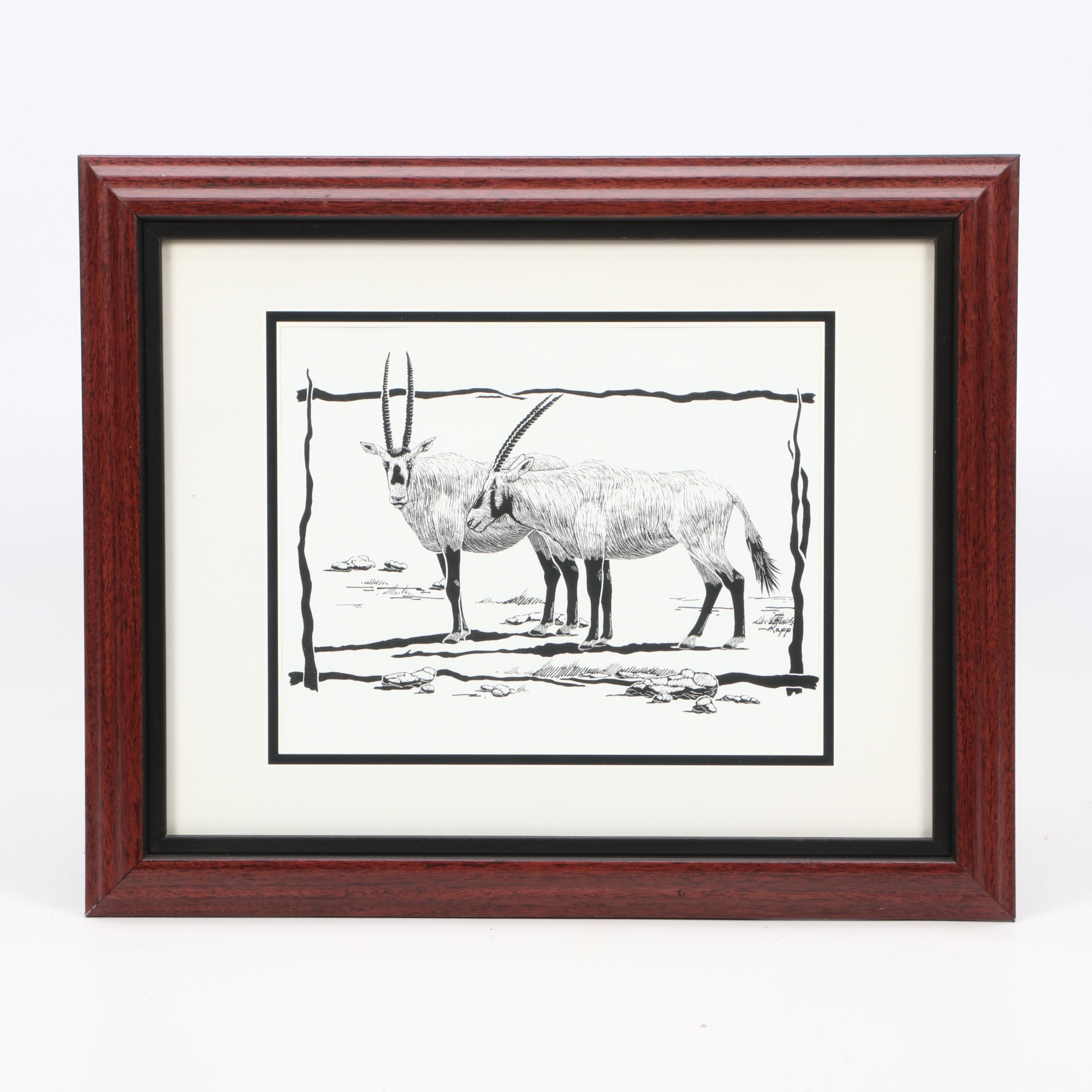 Digital Reproduction Wildlife Print after Jeffrey Kapp