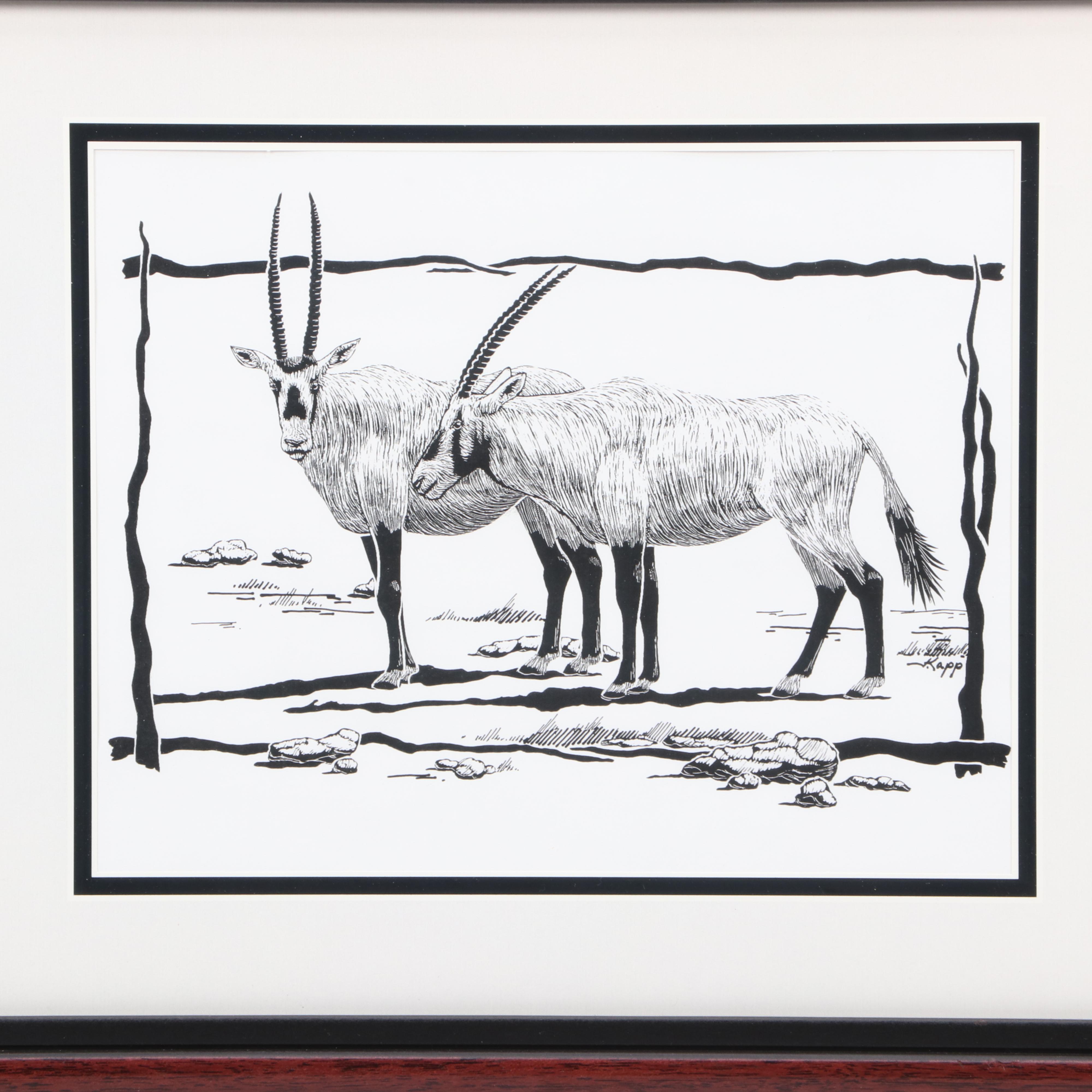 Digital Reproduction Wildlife Print after Jeffrey Kapp