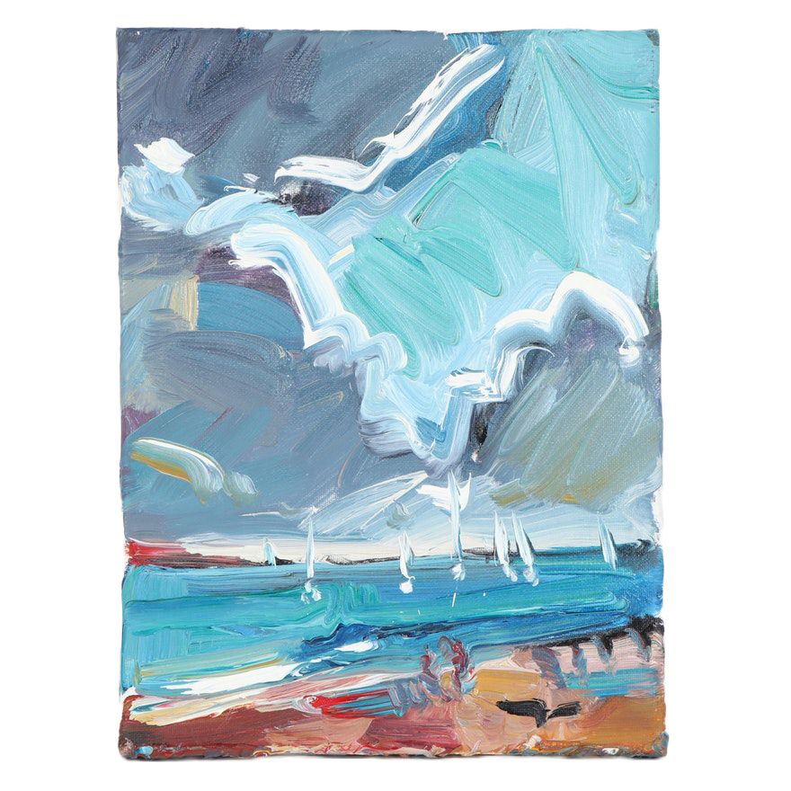 Jose Trujillo Oil Painting "Sails"