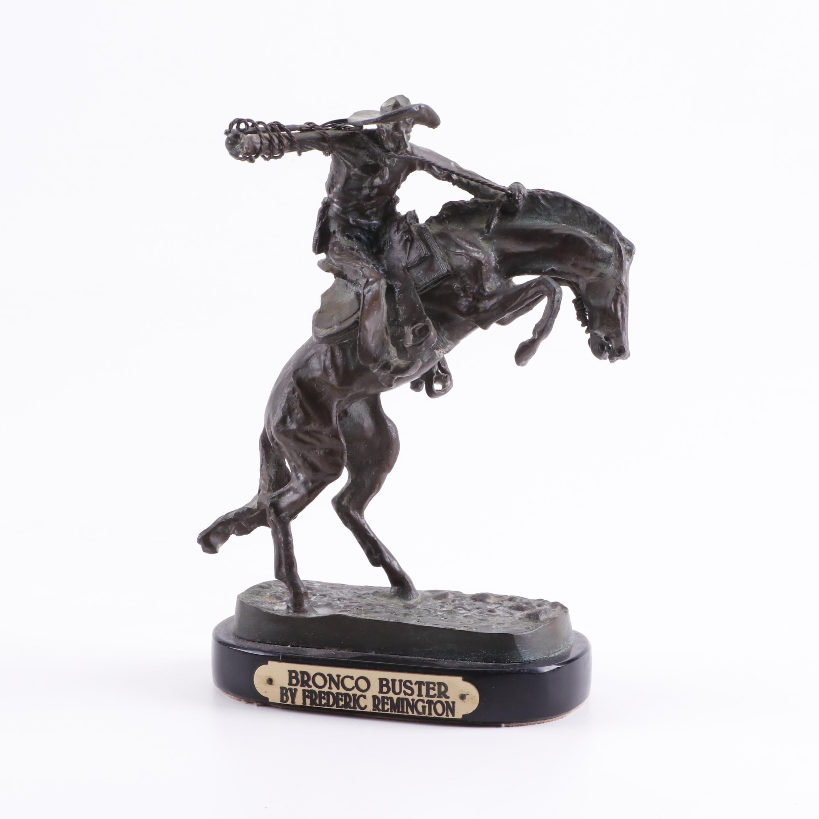 Reproduction 'Bronco Buster' by Frederic Remington