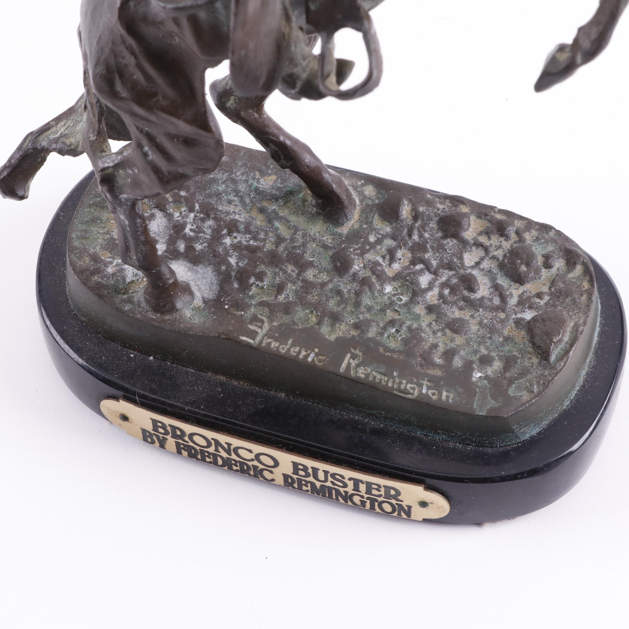 Reproduction 'Bronco Buster' by Frederic Remington