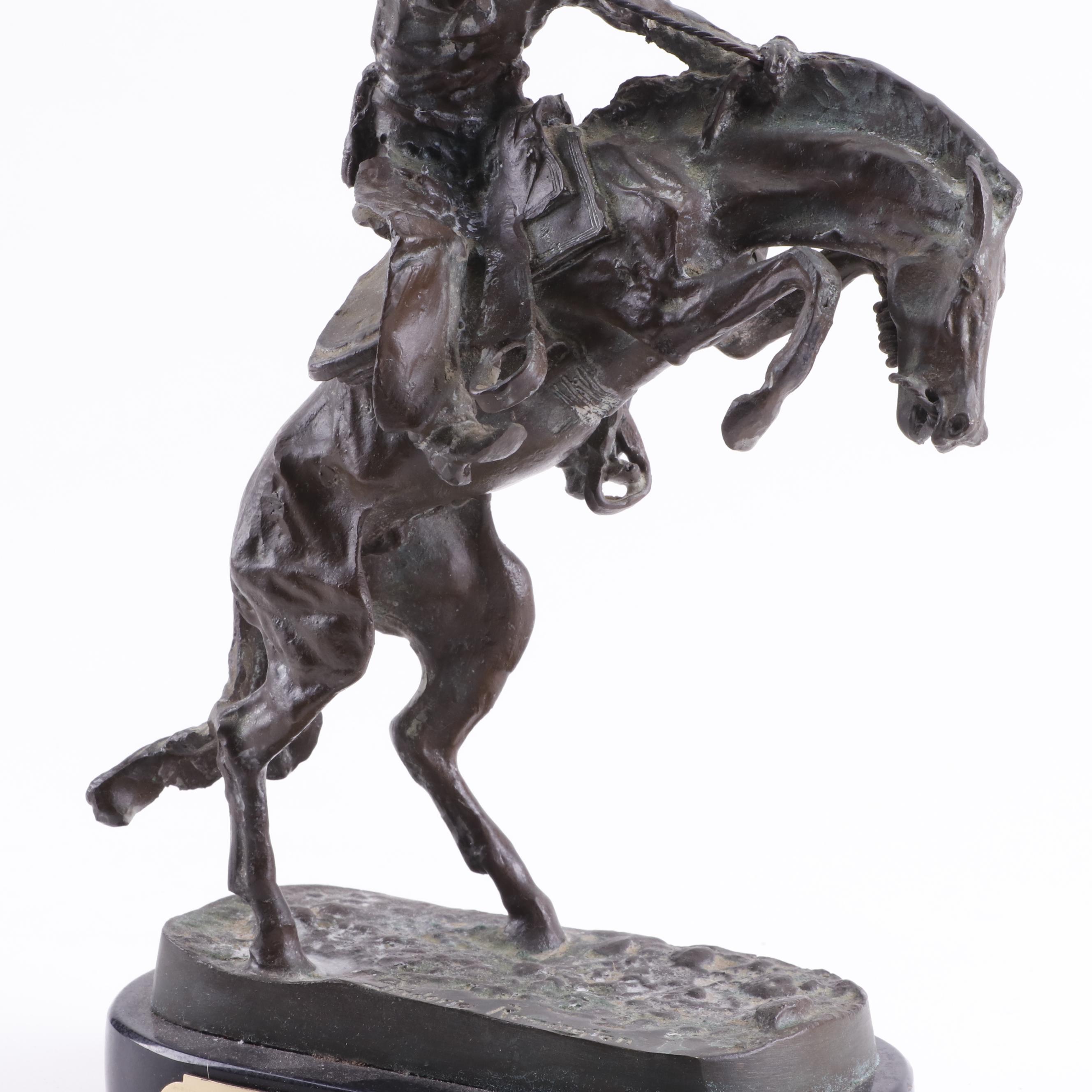 Reproduction 'Bronco Buster' by Frederic Remington