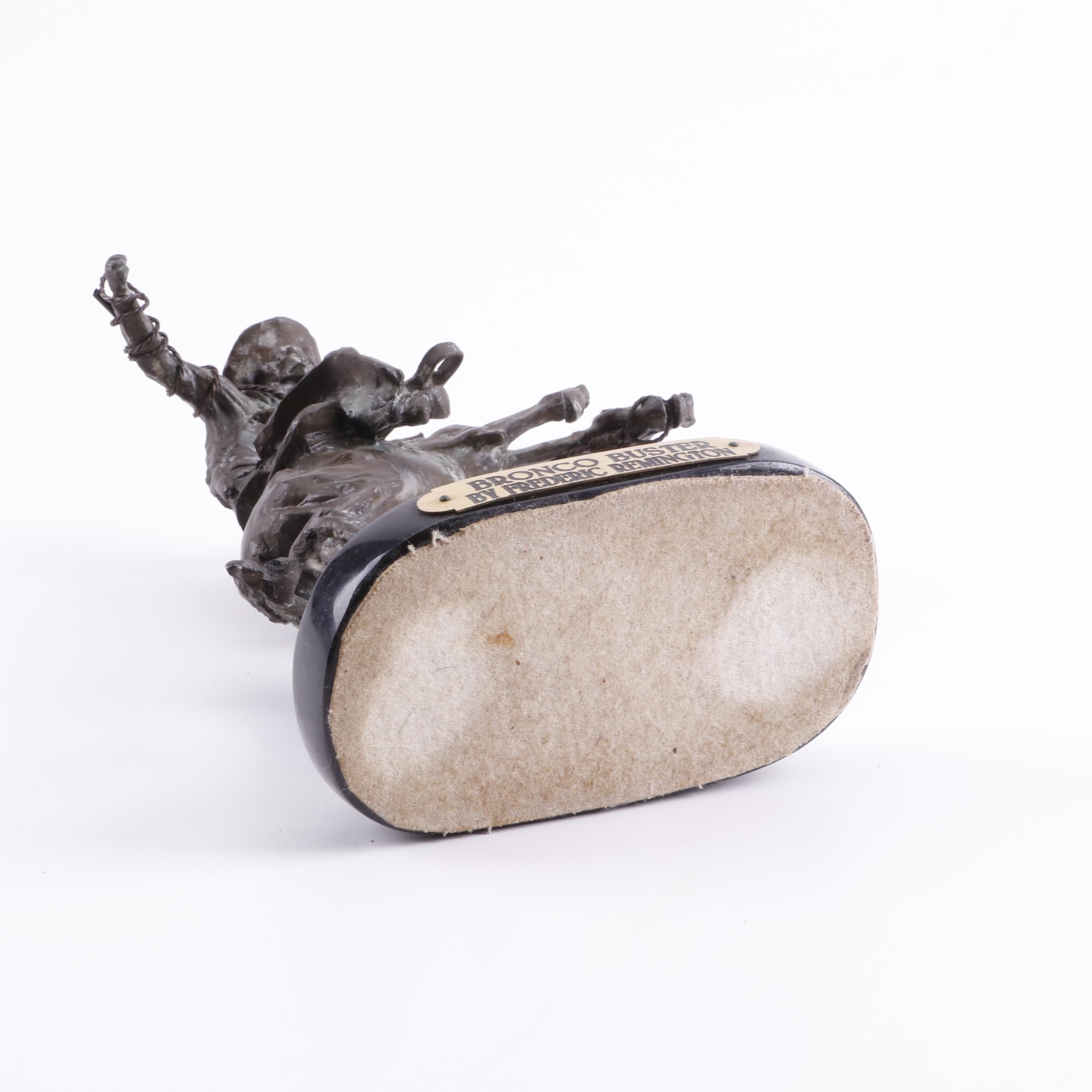 Reproduction 'Bronco Buster' by Frederic Remington