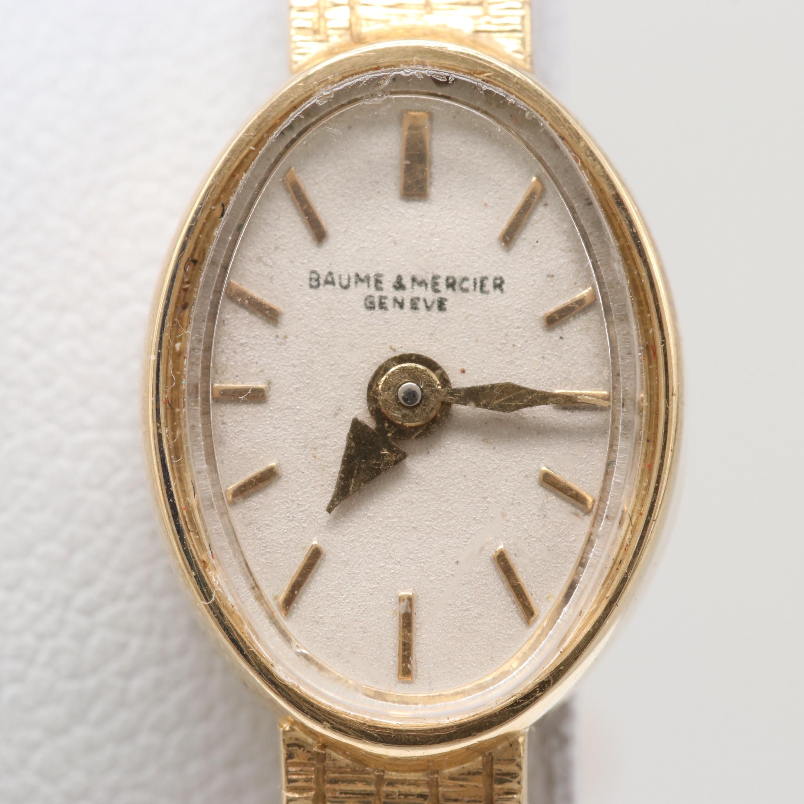 Vintage Baume & Mercier 14K Yellow Gold Watch
