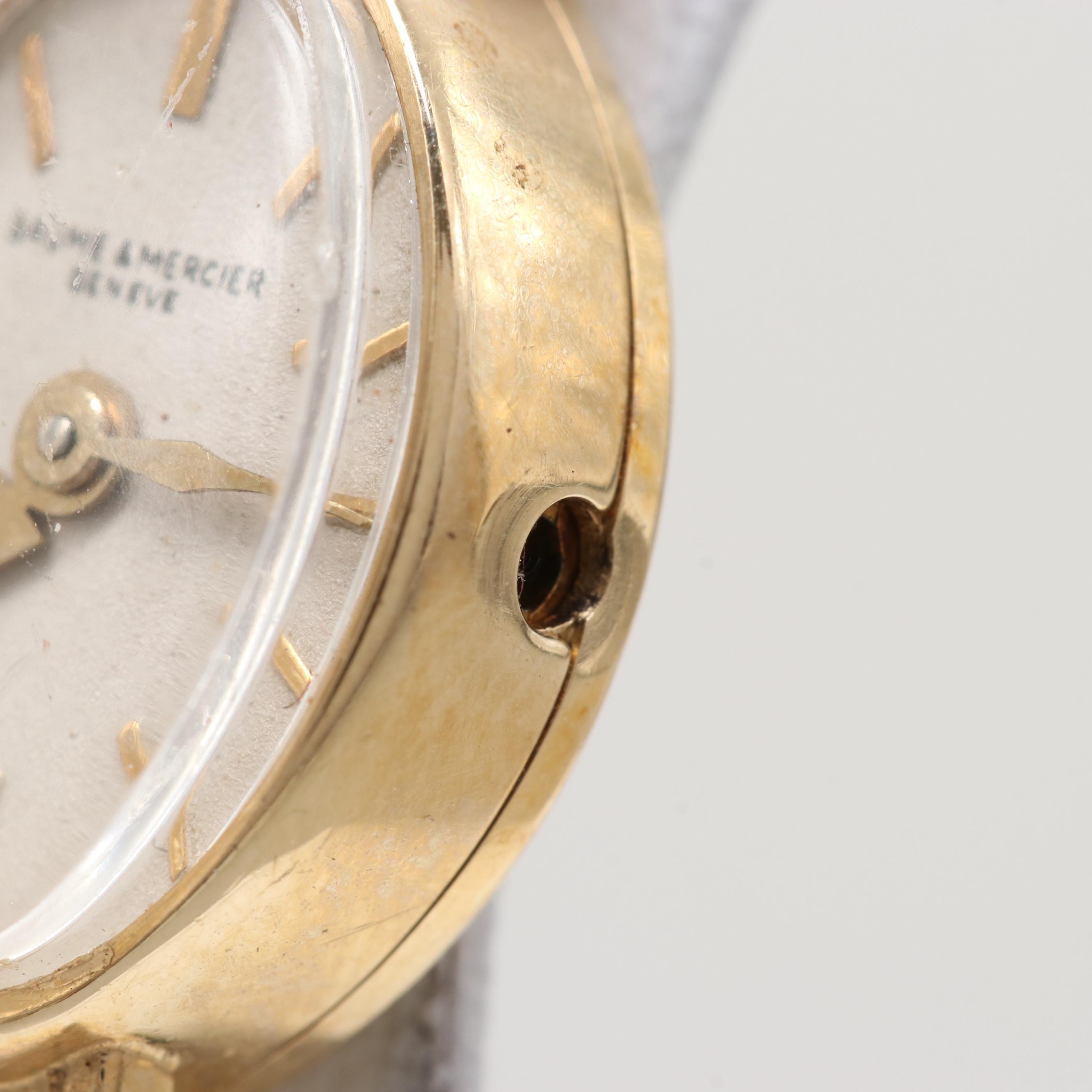 Vintage Baume & Mercier 14K Yellow Gold Watch