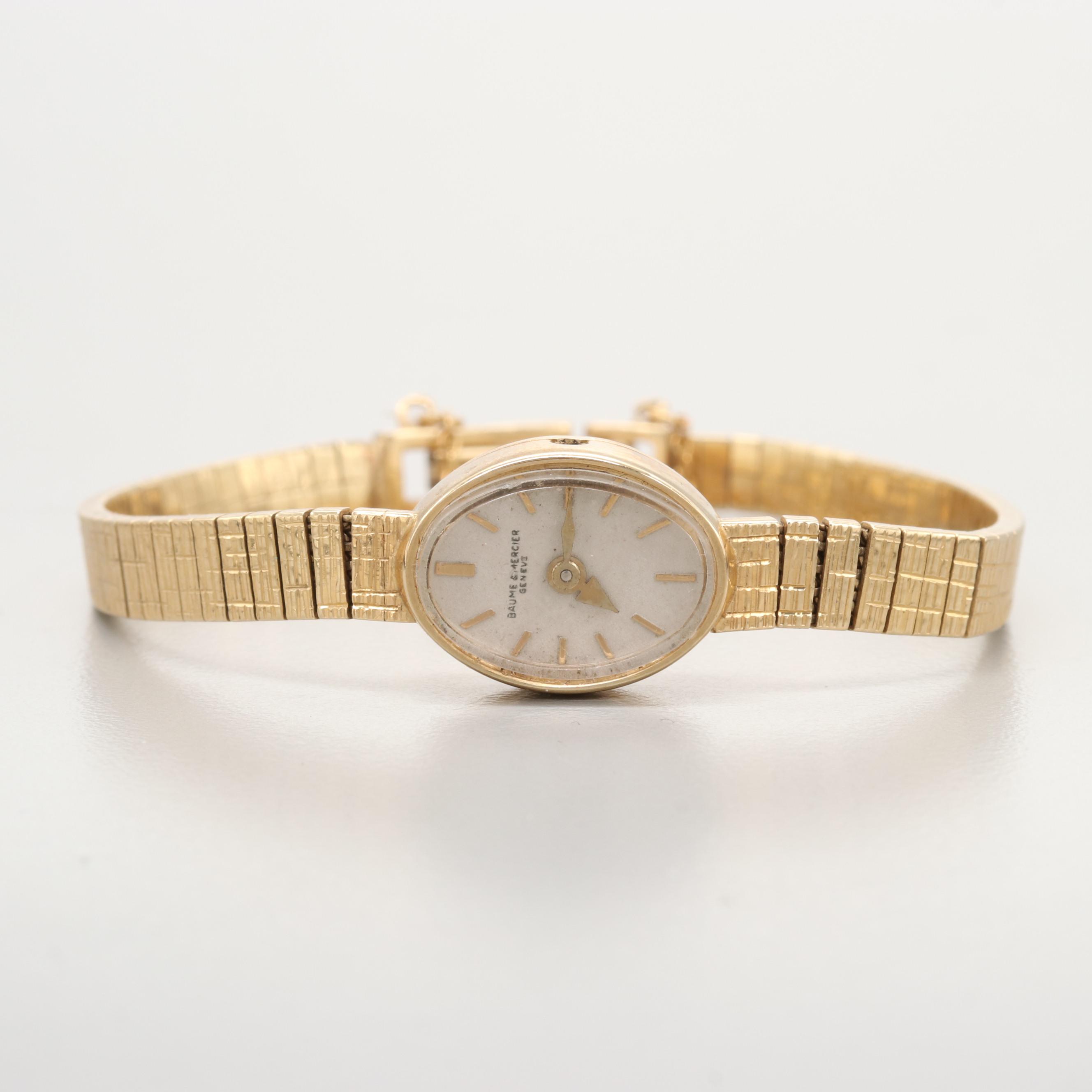 Vintage Baume & Mercier 14K Yellow Gold Watch