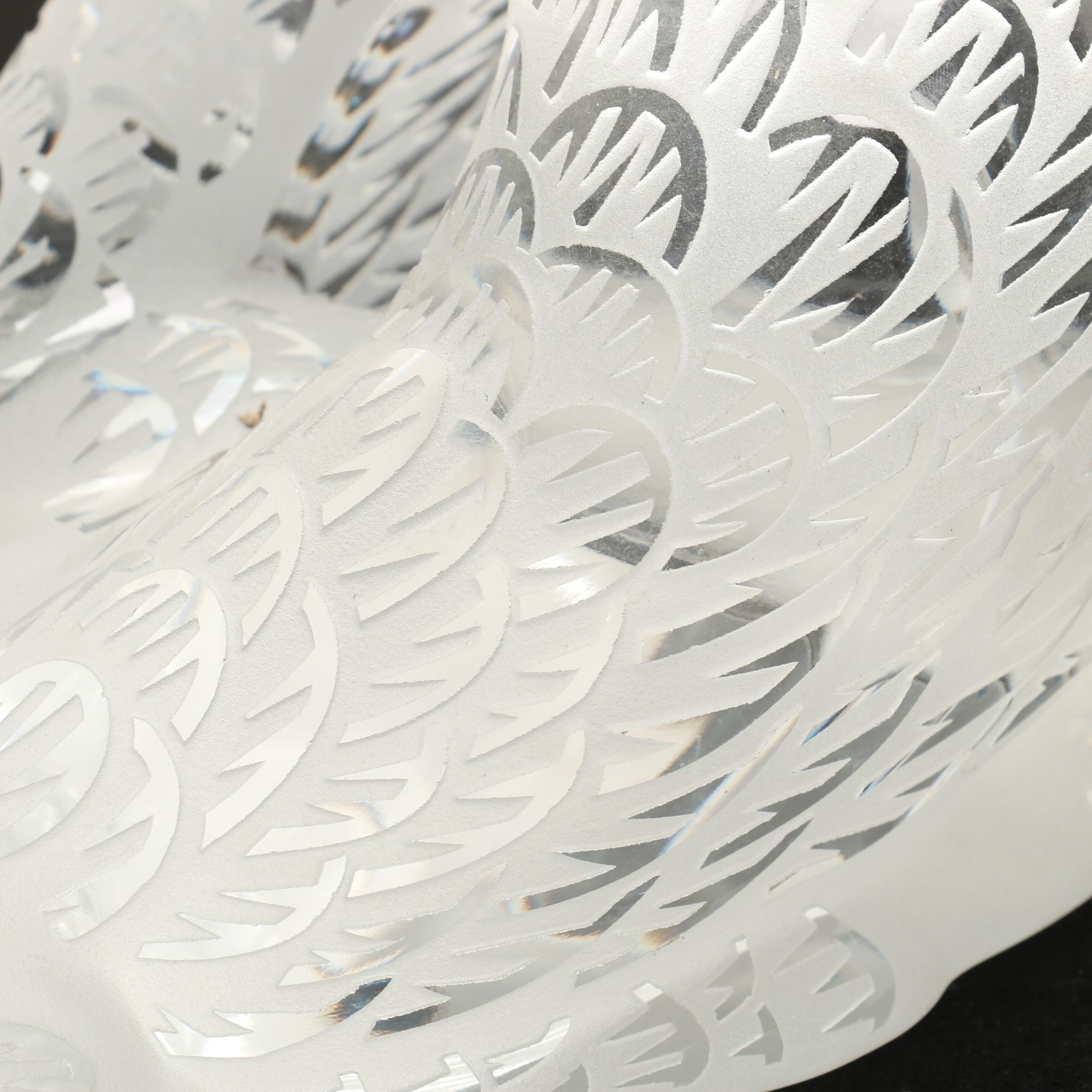 Lalique Crystal "Swan Head Up" Sculpture