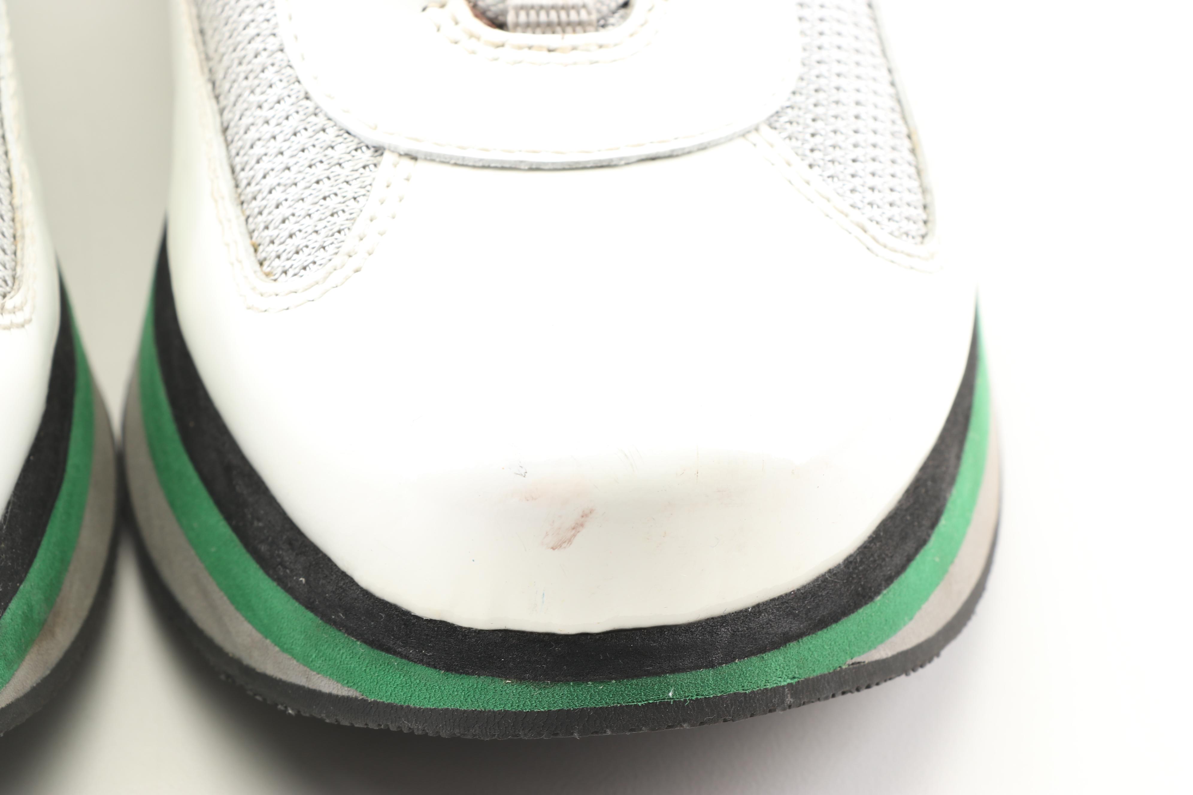 Men's Prada Milano Vernice+Bike Platform Sneakers