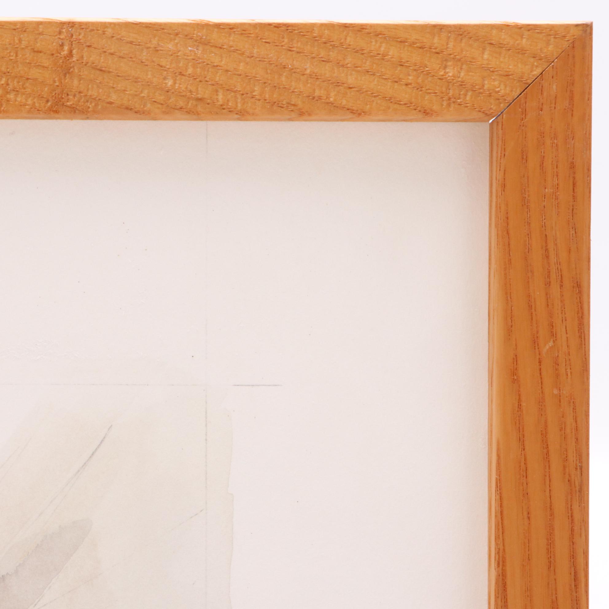 William W. Hinnant 1998 Watercolor Painting