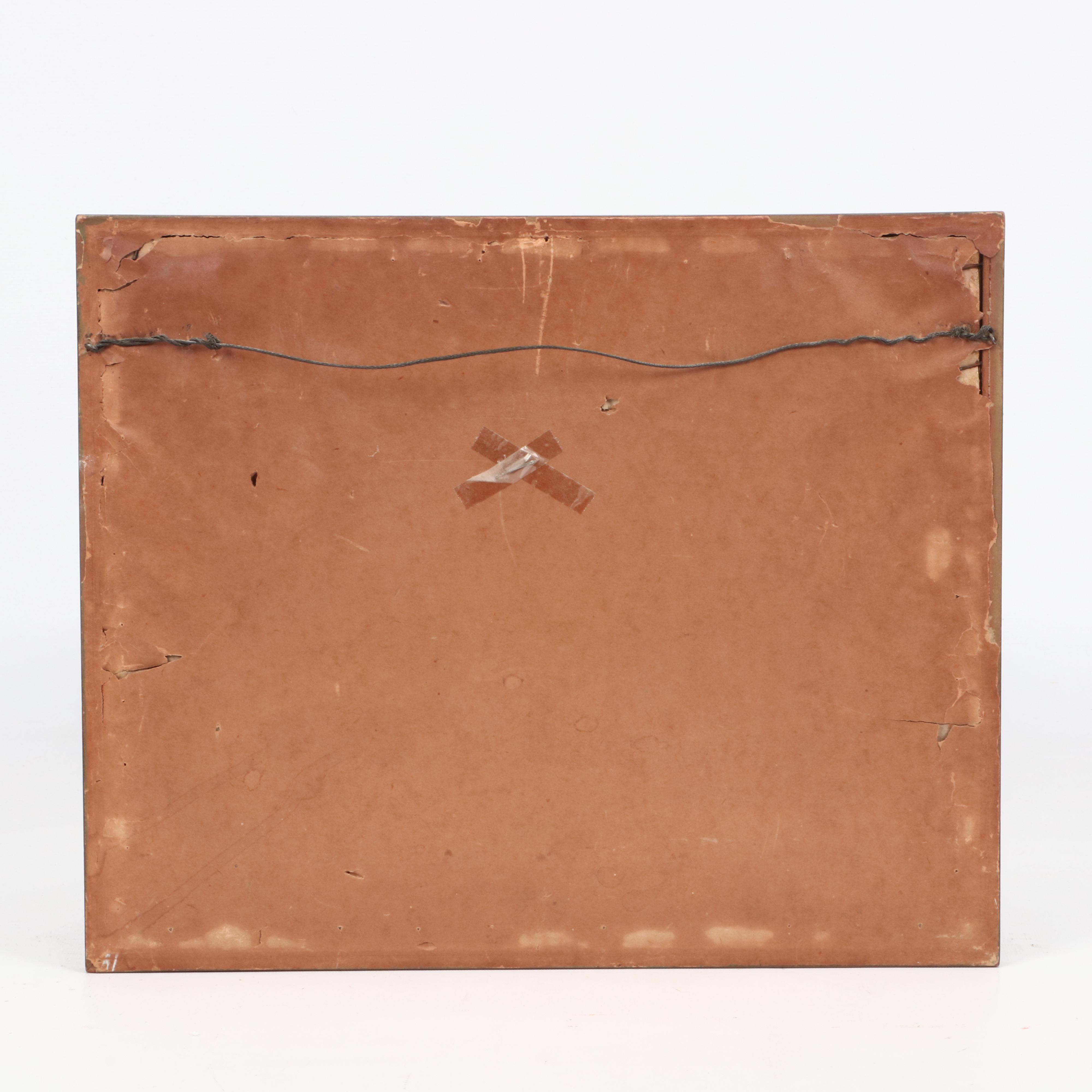 Wallace Nutting Hand-Colored Photograph "A New Hampshire Roadside"