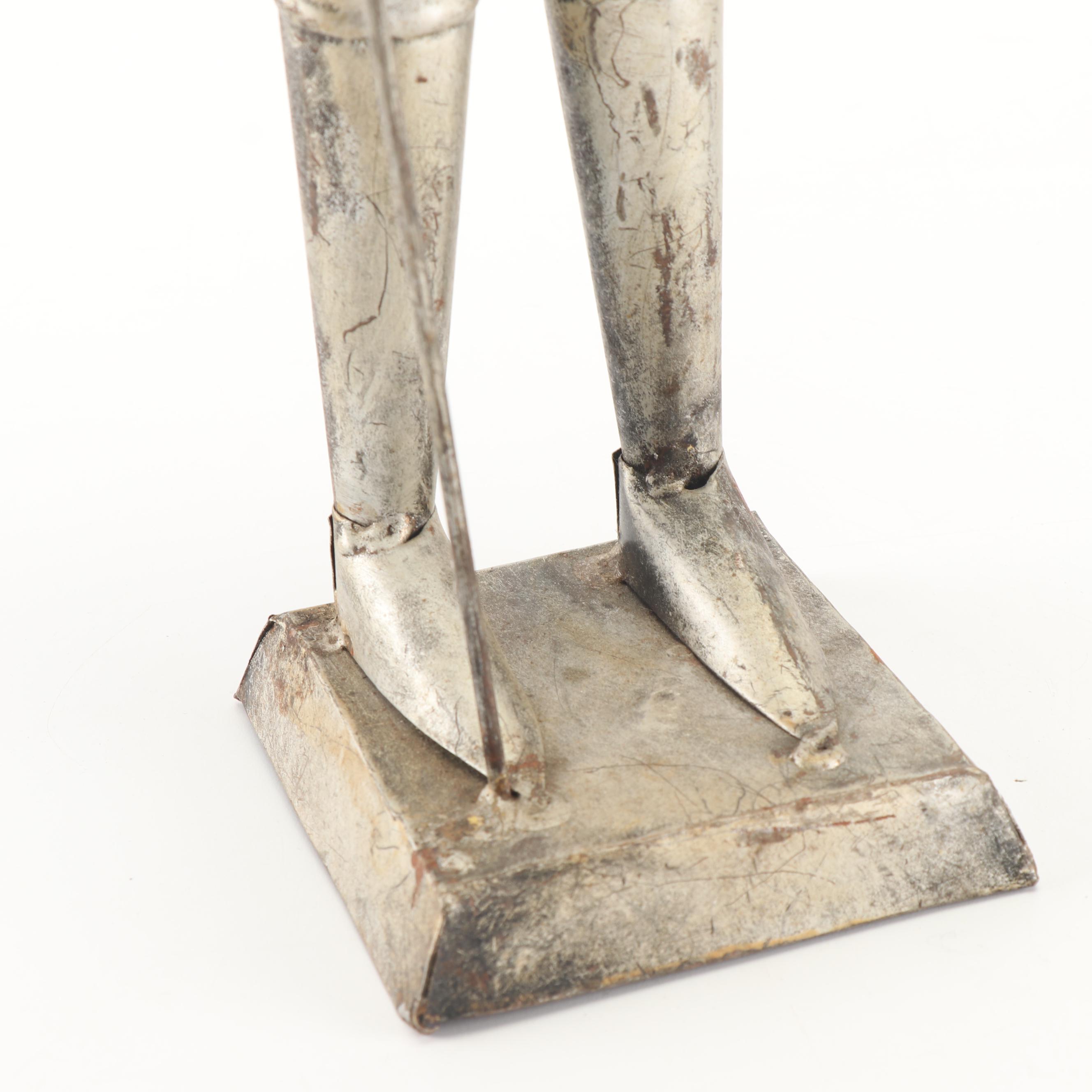 Medieval Knight Themed Metal Shelf and Wall Decor