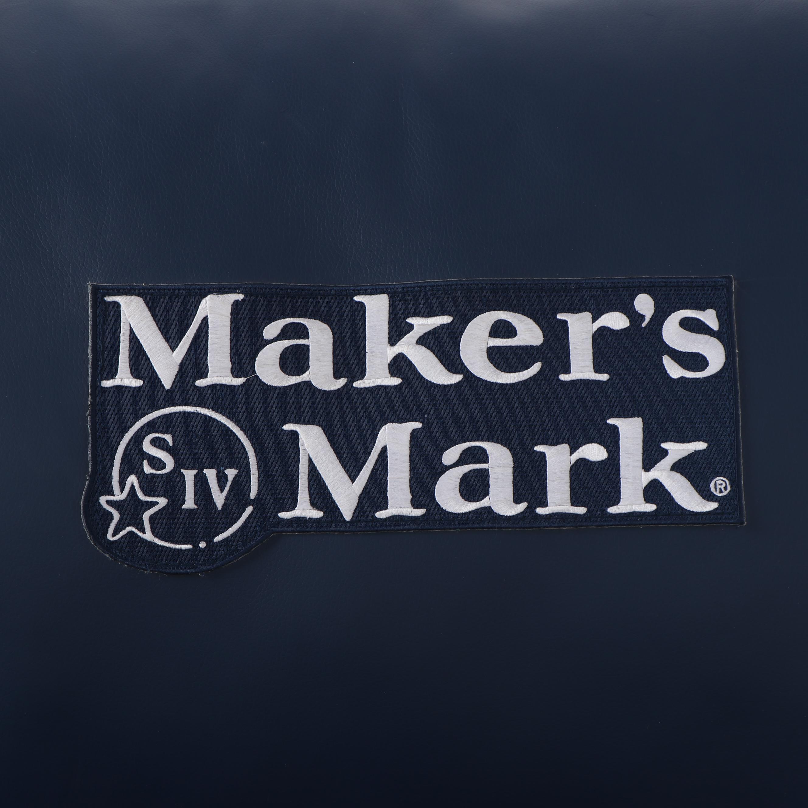 Dallas Cowboys and Maker's Mark Themed Faux Leather Recliner, 21st Century