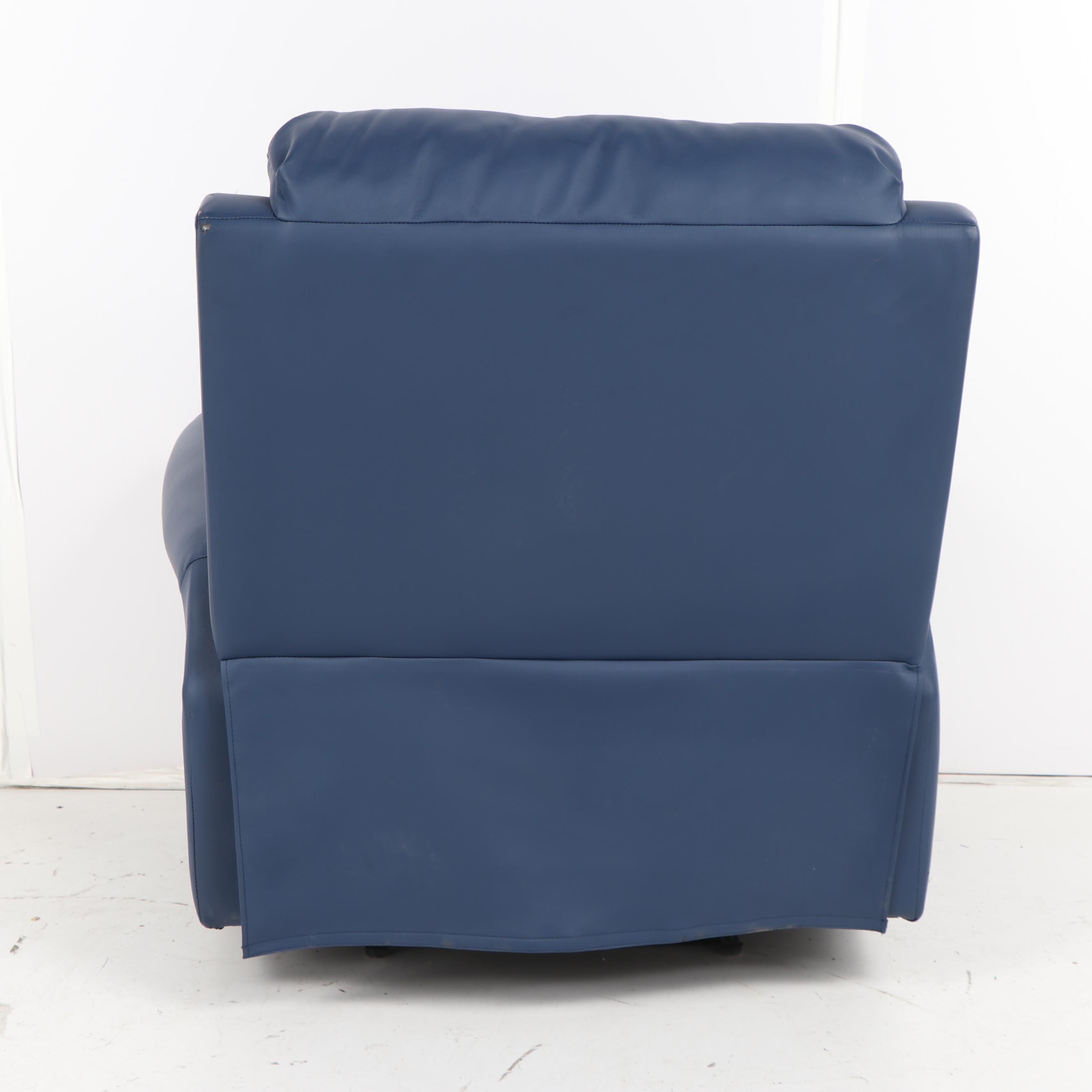 Dallas Cowboys and Maker's Mark Themed Faux Leather Recliner, 21st Century